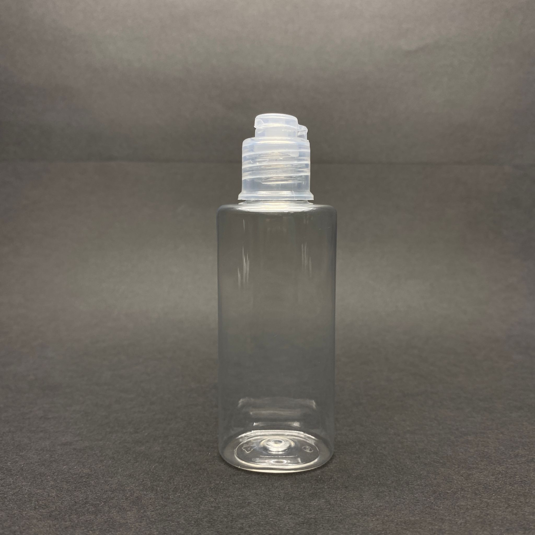 50 Cc Rebul Yassı Model Plastik Şişe - Yeni Şeffaf Fliptop Kapaklı - Açılır Kapanır Kapaklı - 50 Ml Akıtıcılı Pet Şişe