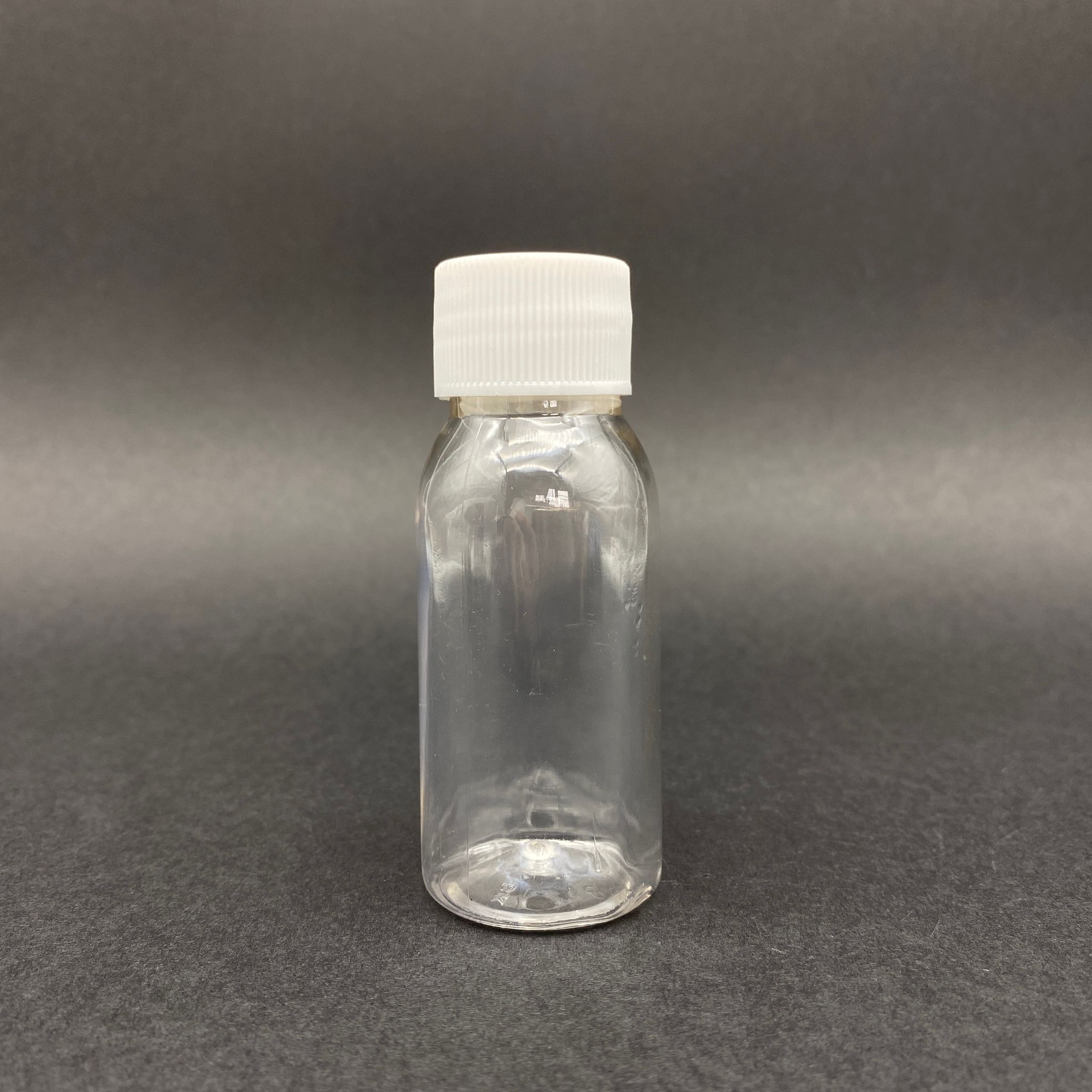 50 Cc Sert Plastik Şişe - Beyaz Kapaklı - 50 Ml Kapaklı Pet Şişe