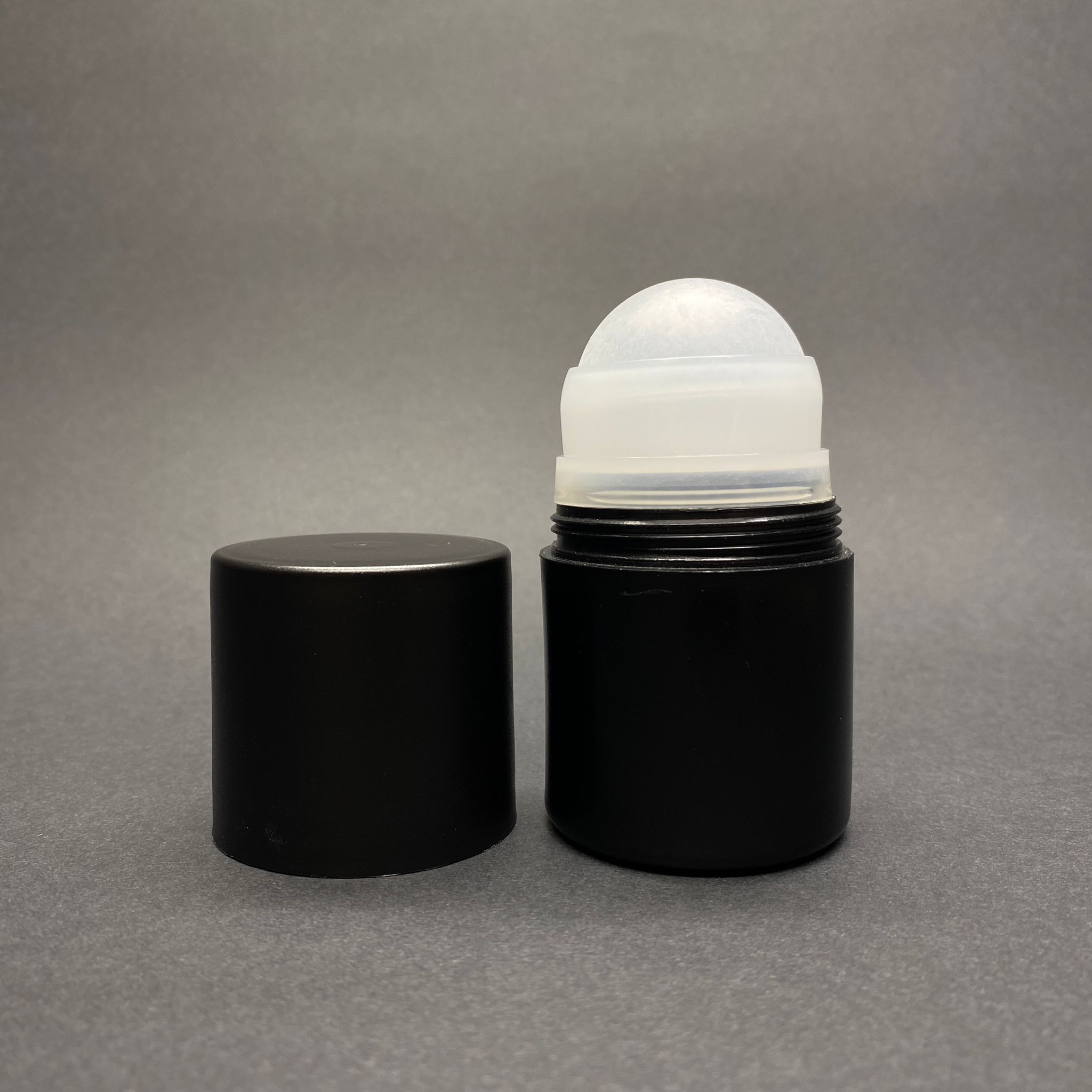 50 Cc Siyah Plastik Roll-On Şişesi Siyah Kapaklı Bilyeli Takım - 50 Ml Koltukaltı Roll-On Şişesi - Boş Koltukaltı Rollon Ambalaj - Deodarant Şişesi