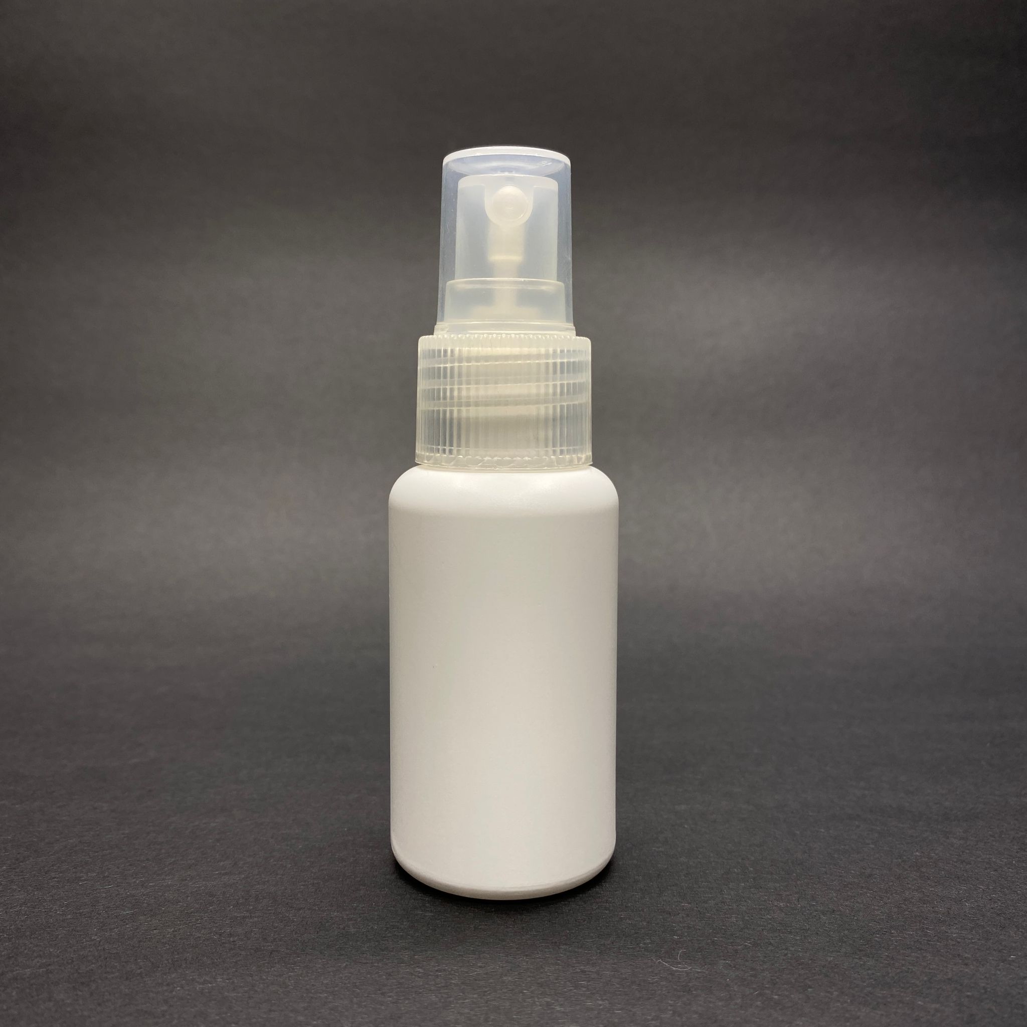 50 Cc Spreyli Sert Polietilen Plastik Şişe - Beyaz - Şeffaf Fısfıslı 50 Ml Şişe