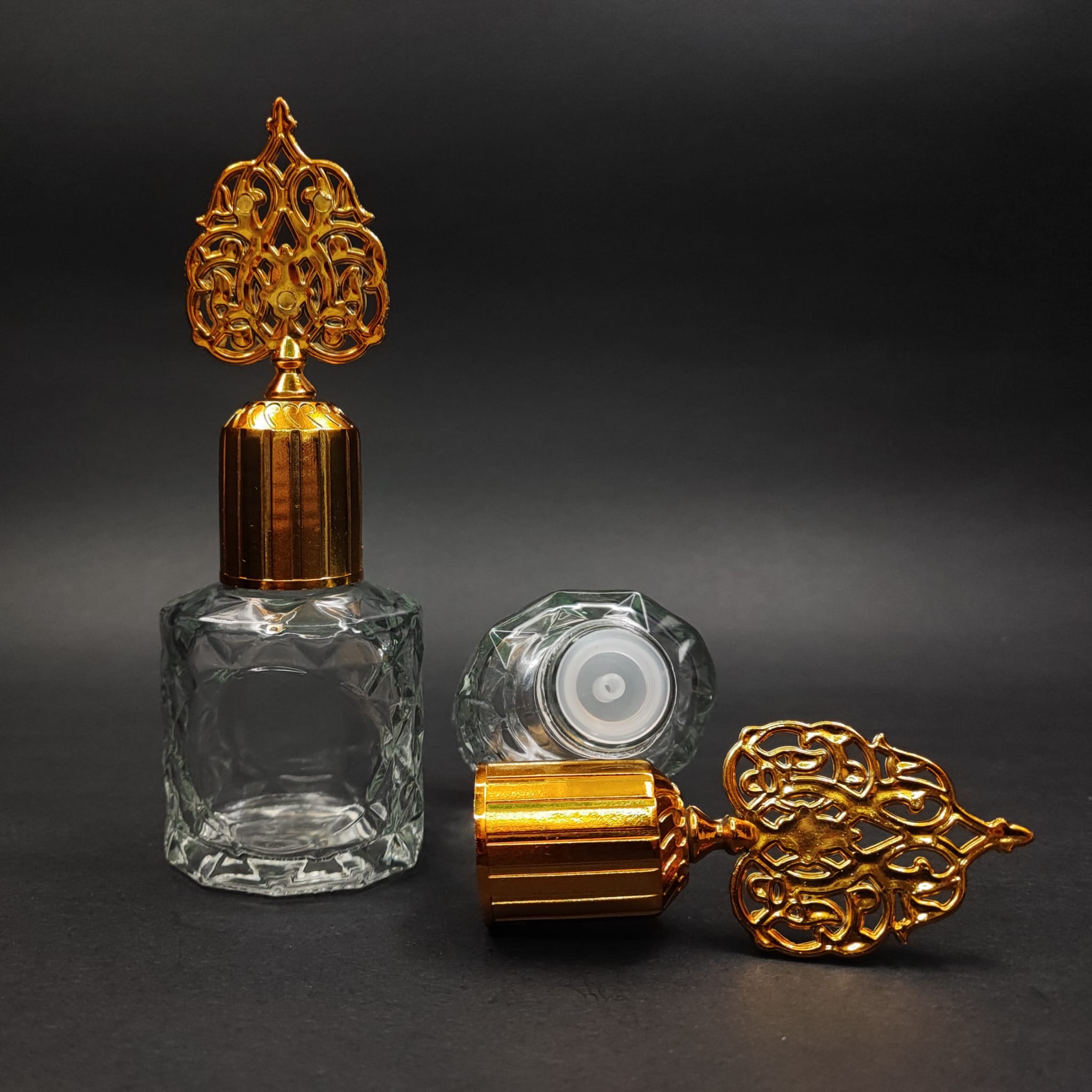 50 Cc Velora Cam Şişe - Gold Osmanlı Kapaklı + Kolonya Tıpalı - 50 Ml Düğün, Nişan, Söz, Kına, Cenaze, Promosyon İçin Hediyelik Lüx Kolonya Şişeleri