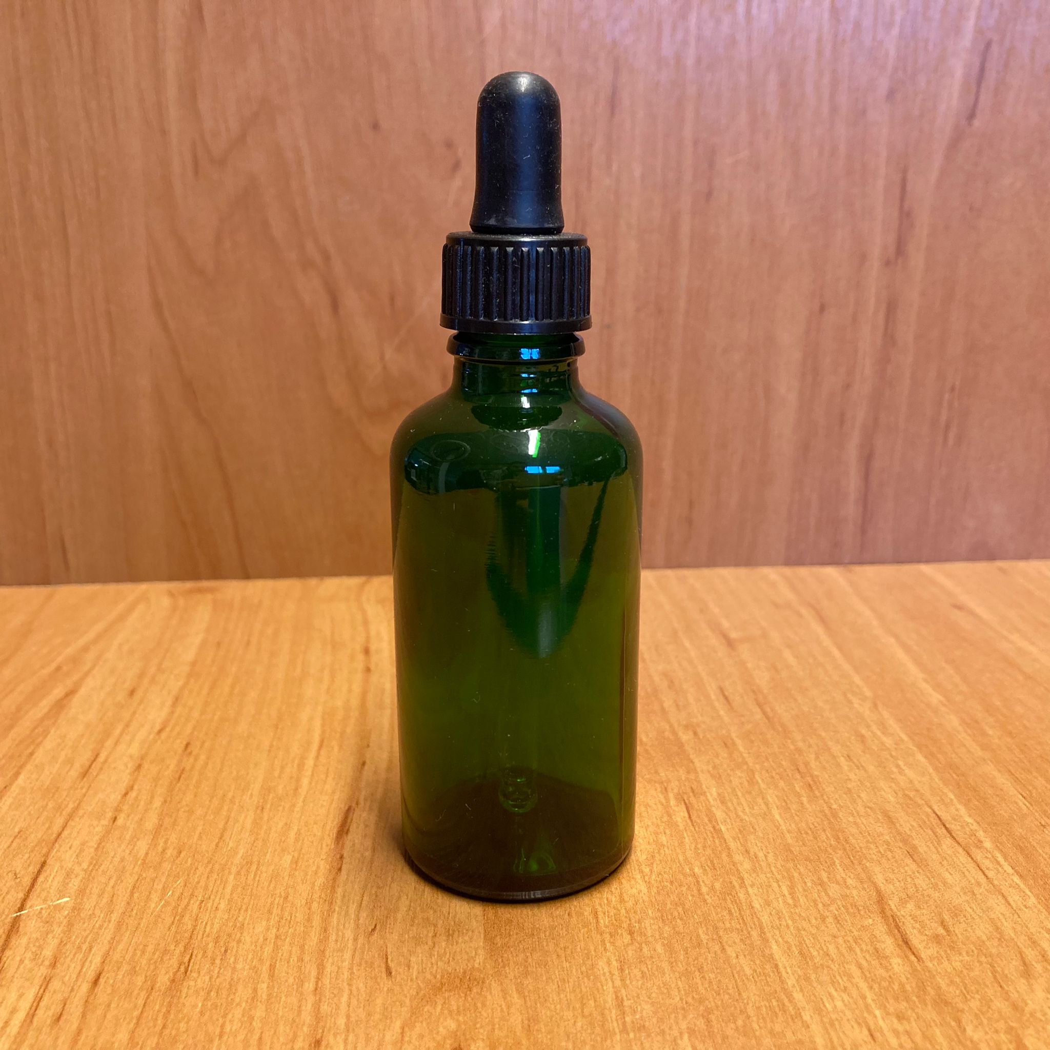 50 Cc Yeşil Cam Damlalıklı Şişe - Siyah Emzik - Siyah Plastik Kapak - 50 Ml Yeşil Cam Damlalıklı Şişe