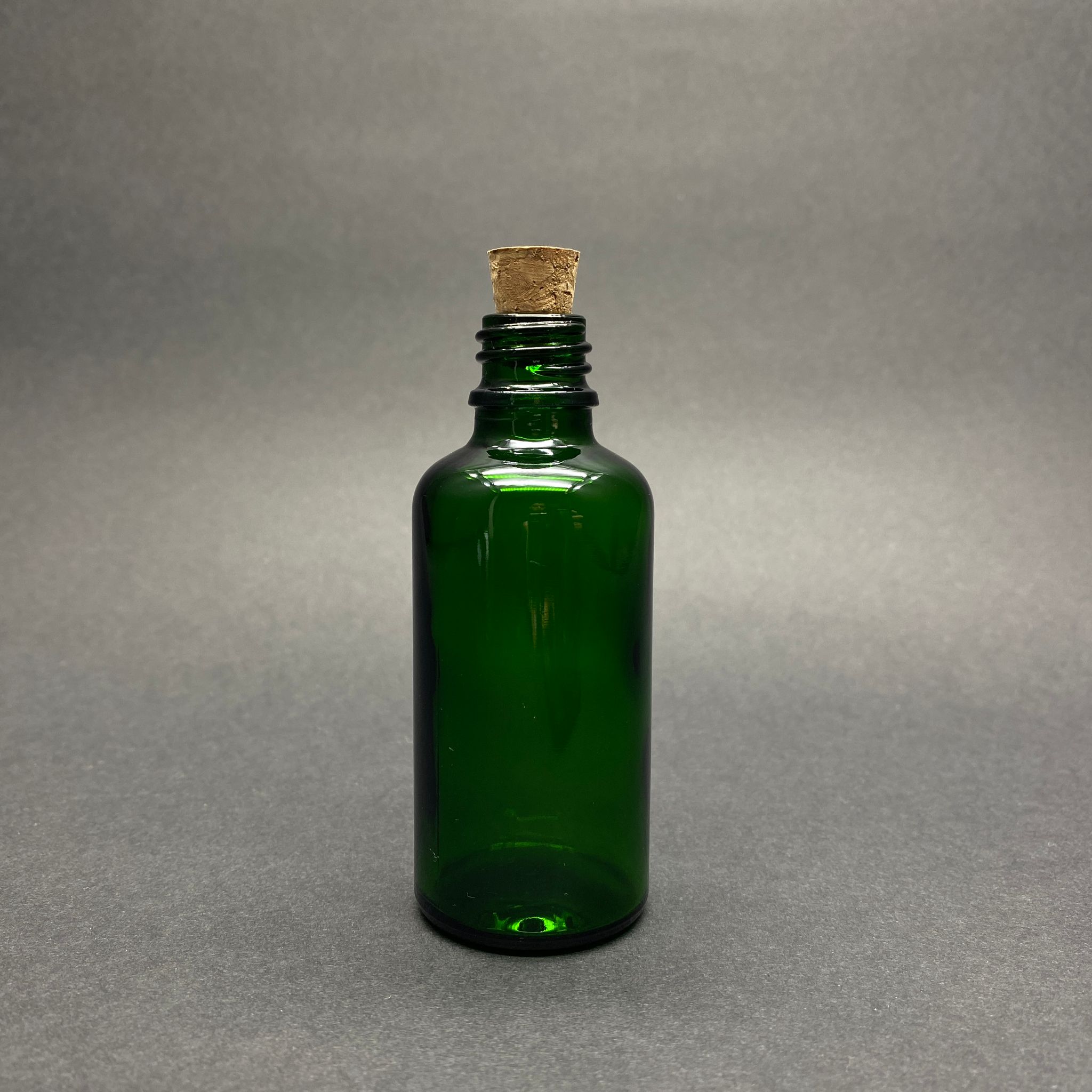 50 Cc Yeşil Cam Şişe - Mantar Tıpalı - 50 Ml Yeşil Mantarlı Cam Şişe