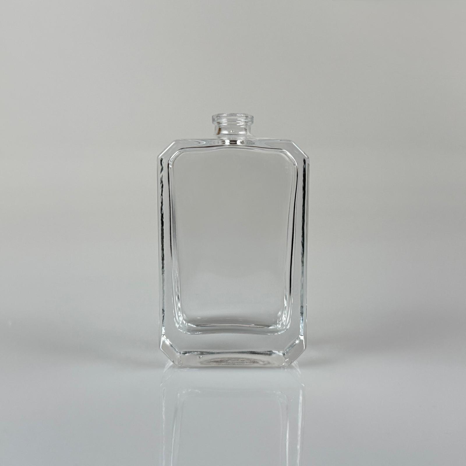 50 Ml Köşeli Model Angel Parfüm Şişesi - Kapaksız (Ağız 15 Mm Geçme Kolay Kapama)