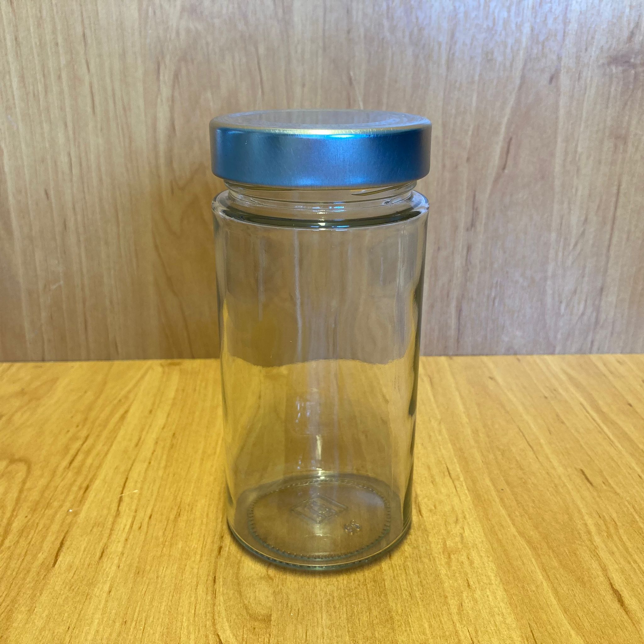 500 Cc Alman Kavanoz - Gümüş Metal Kapaklı - 500 Ml Derin Kapaklı Cam Kavanoz