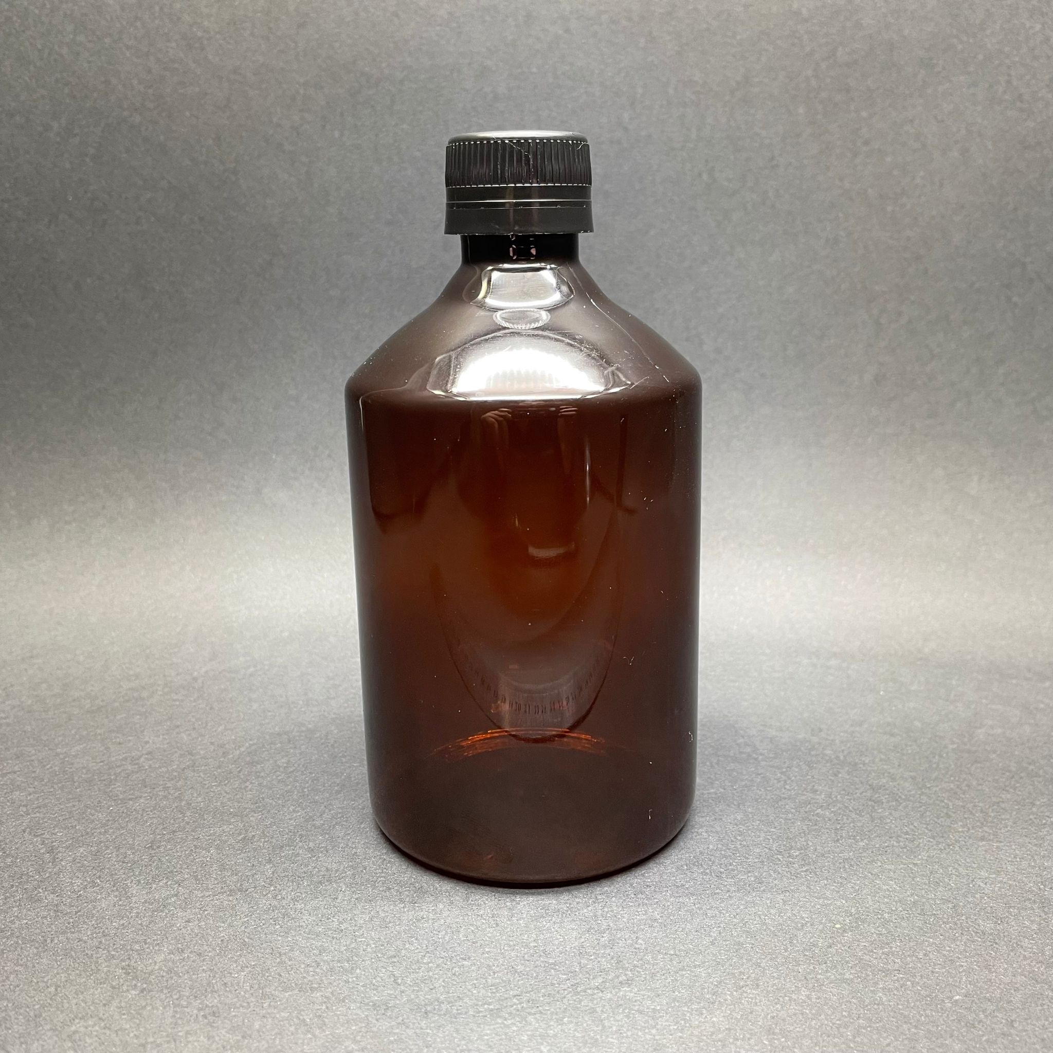 500 Cc Amber Sert Plastik Şişe - Siyah Kilitli Kapaklı  - 500 Ml Kahverengi Pet Şişe