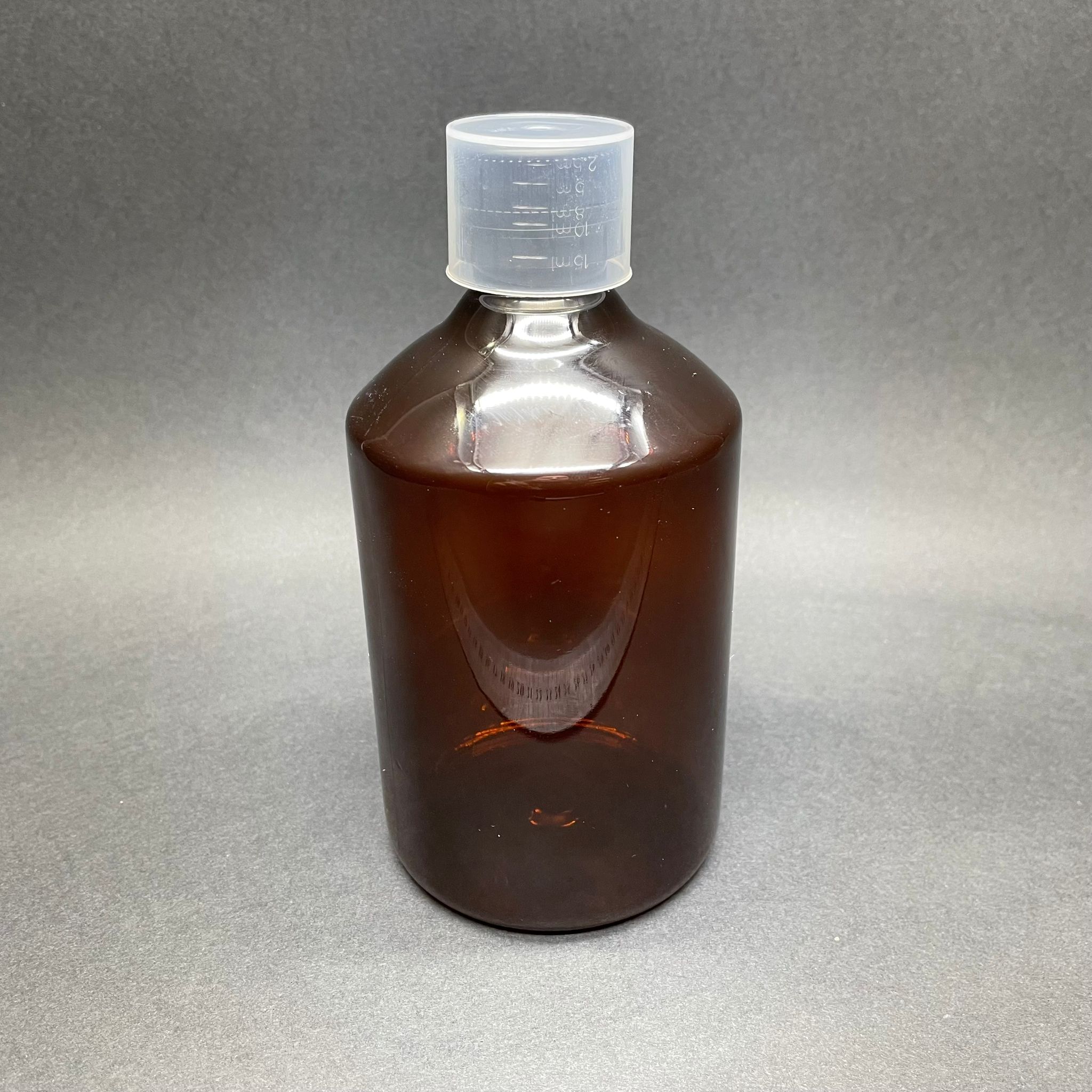 500 Cc Amber Sert Plastik Şişe - Siyah Kilitli Kapaklı - Şurup Ölçekli  - 500 Ml Kahverengi Pet Şişe