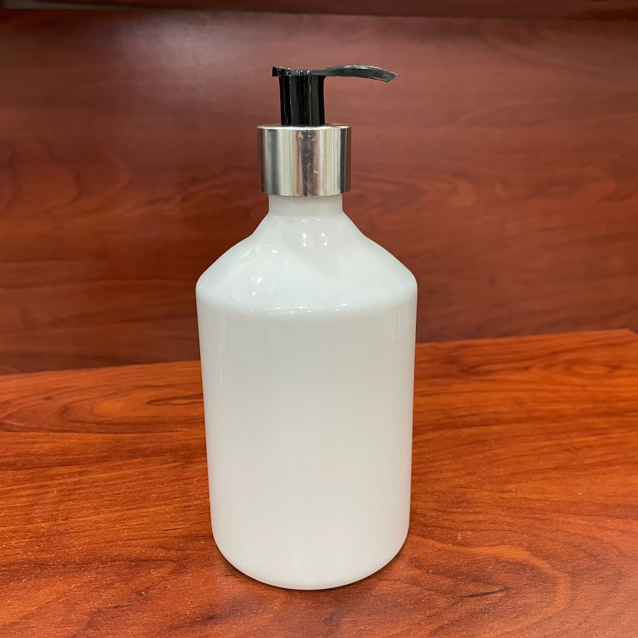 500 Cc Beyaz Pet Şişe - 500 Ml Beyaz Plastik Şişe Gümüş Pompalı - Sıvı Sabun Pompalı Plastik Şişe