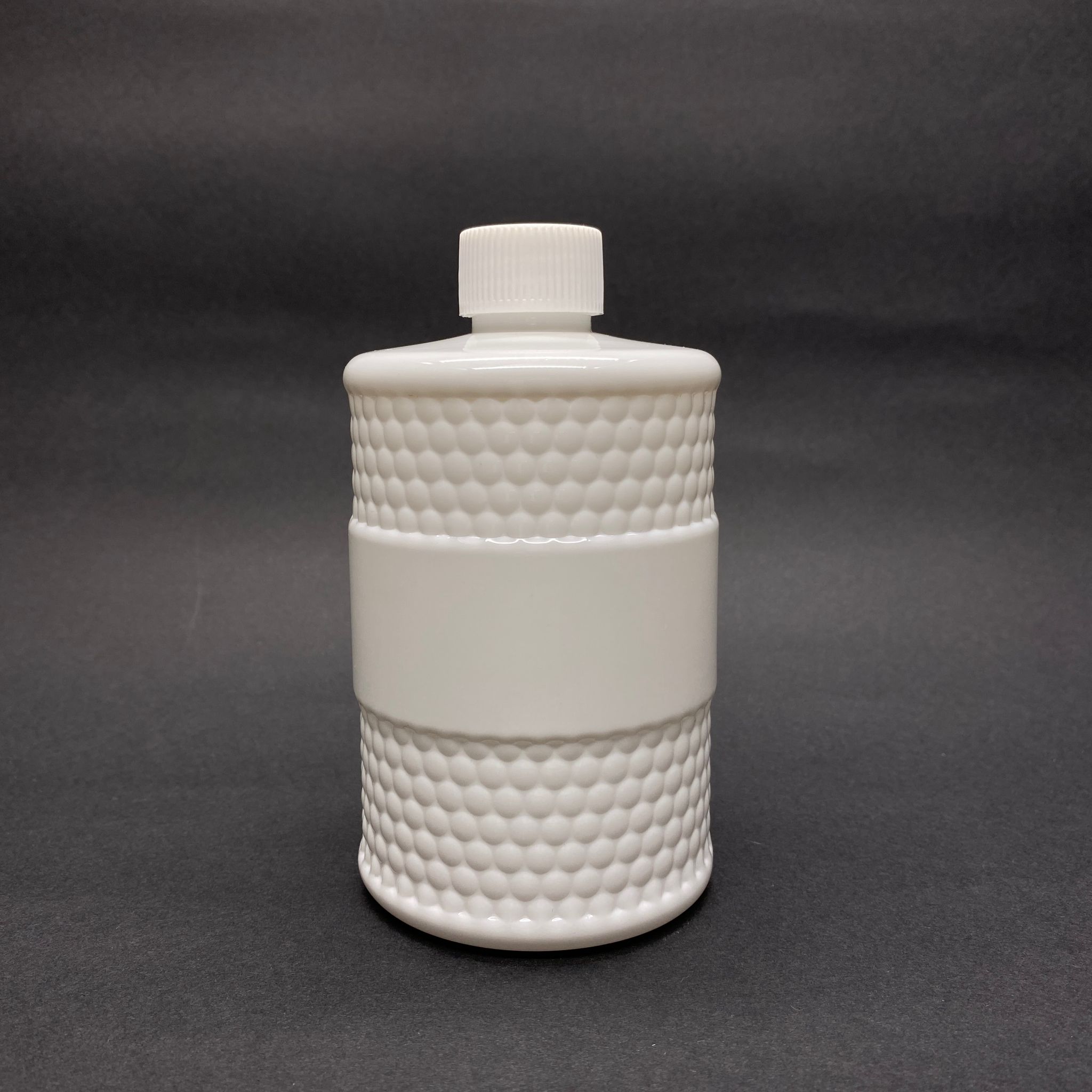 500 Cc Desenli Beyaz Plastik Şişe   - Beyaz Kapaklı - 500 Ml Kalın Plastik Şişe (Porselen Görünümlü Plastik Şişe)