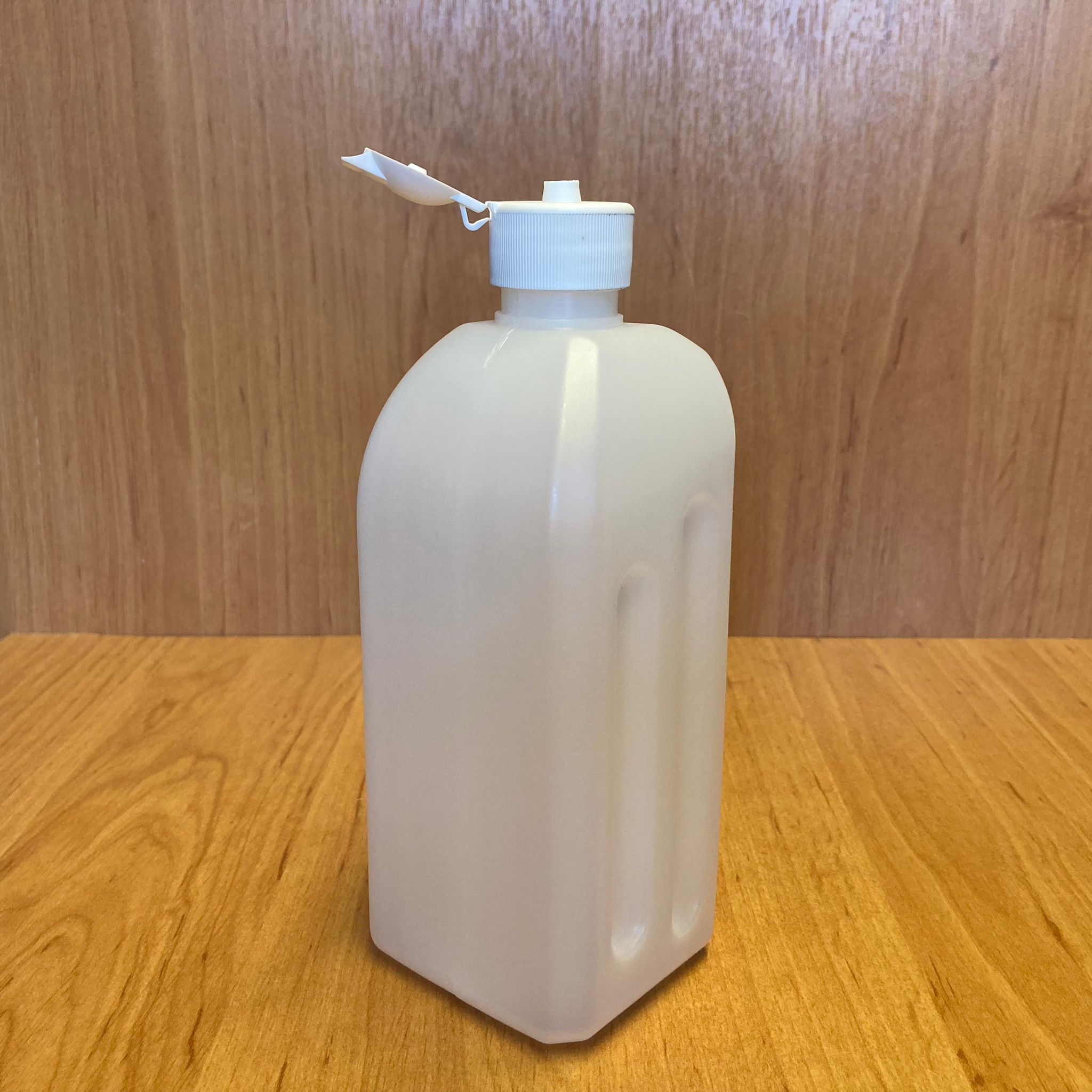 500 Cc Dezenfektan Bidonu - Beyaz Akıtıcılı Fliptop Kapaklı - 500 Ml Boş Dezenfektan Bidonu  - Açılır Kapanır Kapaklı