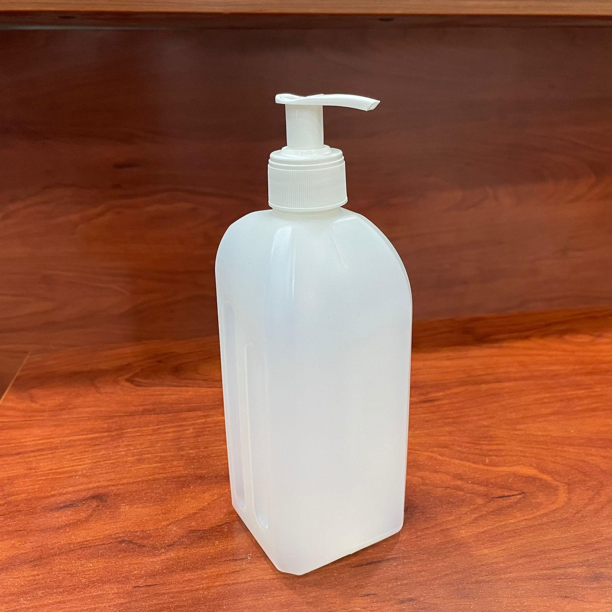 500 Cc Dezenfektan Bidonu - Beyaz Pompalı - 500 Ml Beyaz Boş Dezenfektan Bidonu