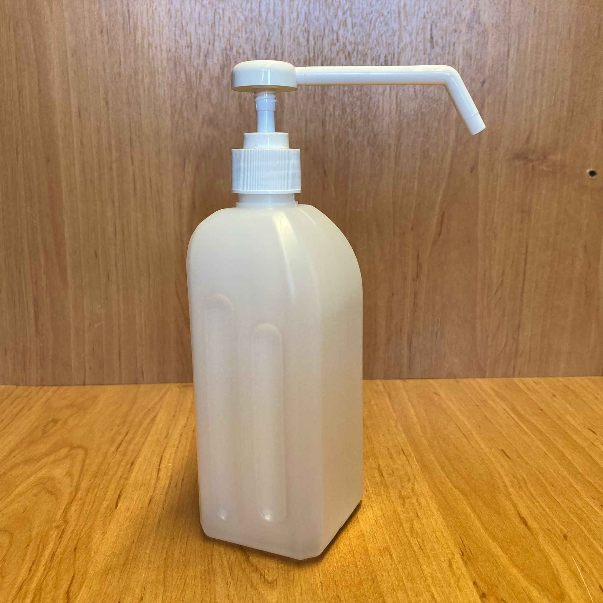 500 Cc Dezenfektan Bidonu - Dispansiyer Pompalı - 500 Ml Beyaz Boş Dezenfektan Bidonu