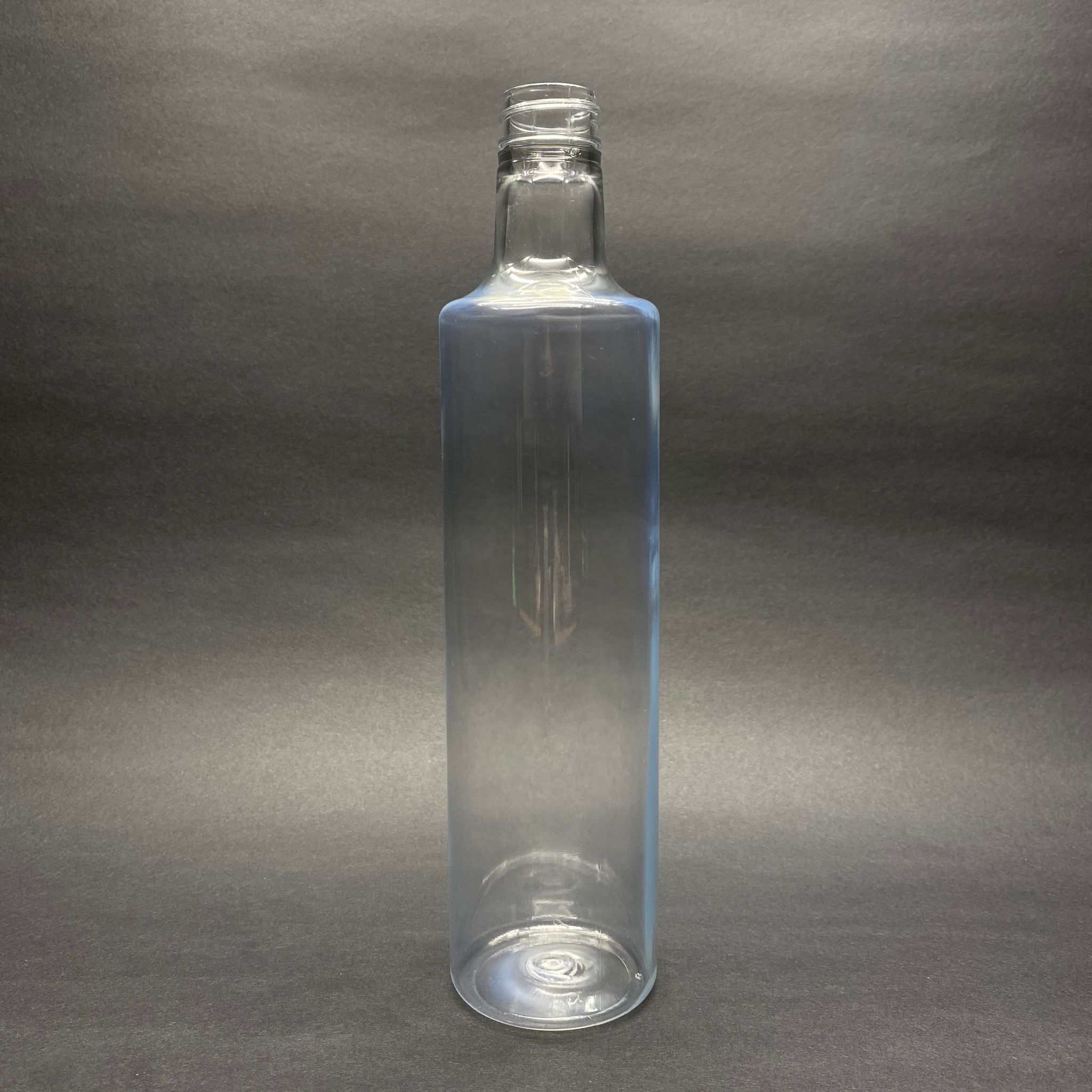 500 Cc Dorika Silindir Pet Şişe - 28 Ağız Kapaksız -  (60 Gr) Cam Görünümlü Sert Kalın Kırılmaz 500 Ml Silindir Plastik Şişe