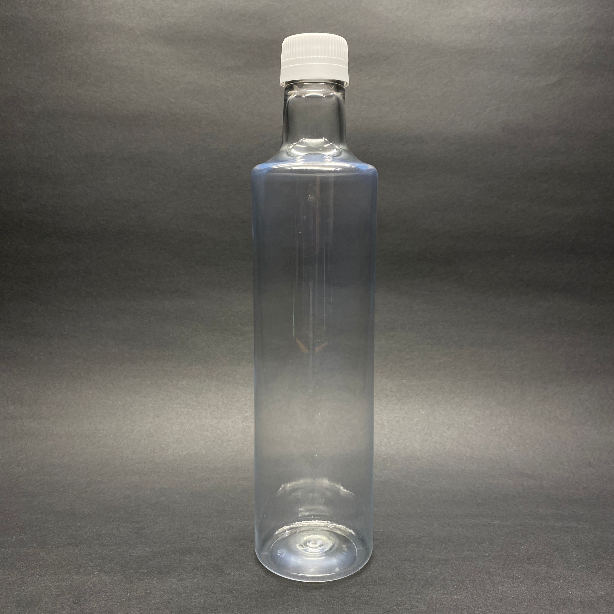 500 Cc Dorika Silindir Pet Şişe - Contalı Kilitli Beyaz Kapaklı -  (60 Gr) Cam Görünümlü Sert Kalın Kırılmaz 500 Ml Silindir Plastik Şişe