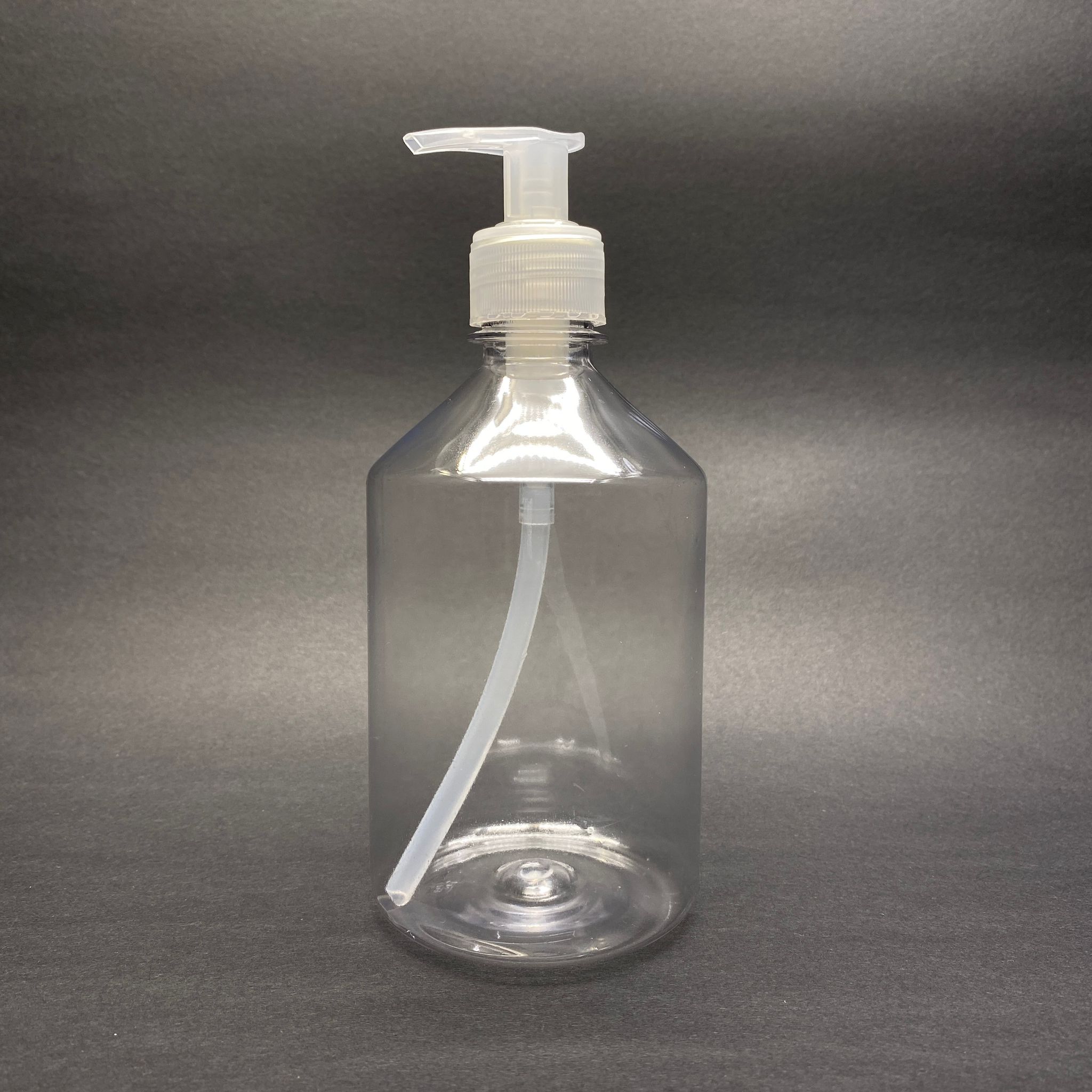 500 Cc Küt Boyunlu Pet Şişe - Şeffaf Sıvı Sabun Pompalı  - 500 Ml Plastik Şişe
