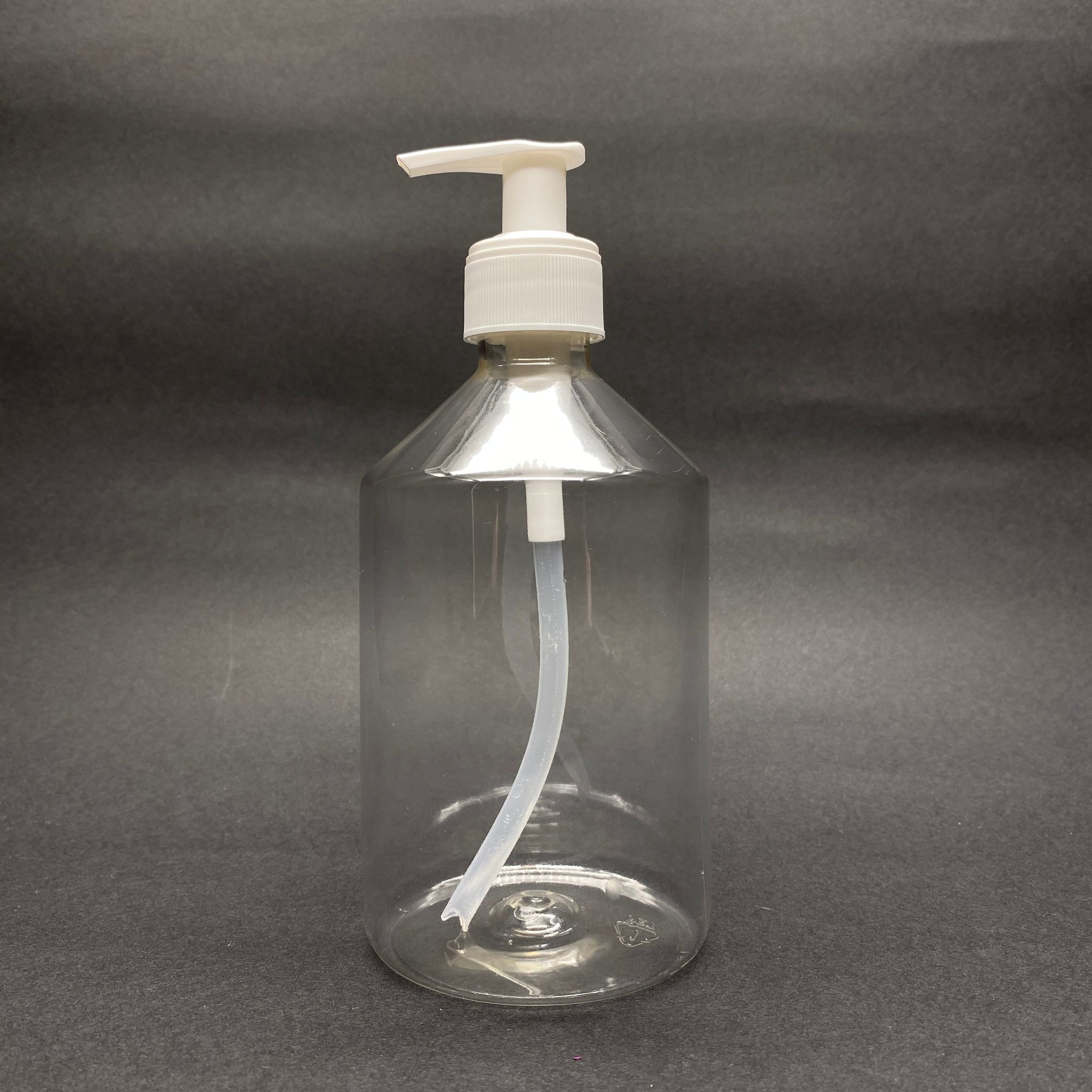 500 Cc Küt Boyunlu Şeffaf Pet Şişe  - Beyaz Pompalı - 500 Ml Kalın Pet Şişe