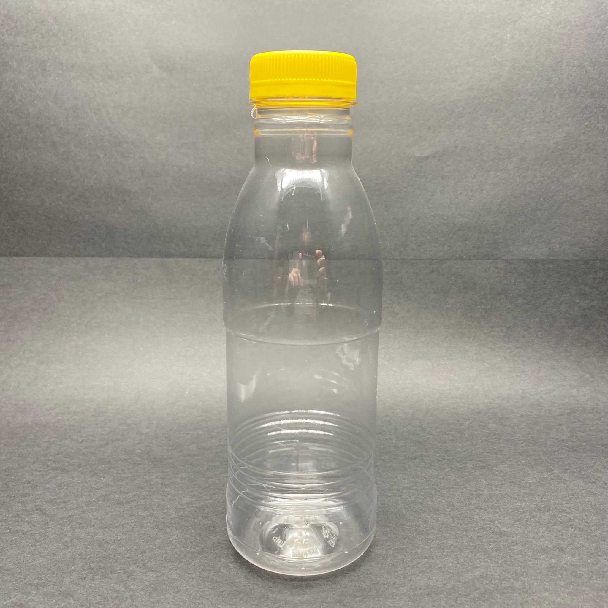 500 Cc Pet Mare Şişe - Sarı Plastik Kapaklı - 500 Ml Geniş Ağızlı Tahin Pekmez Şişesi