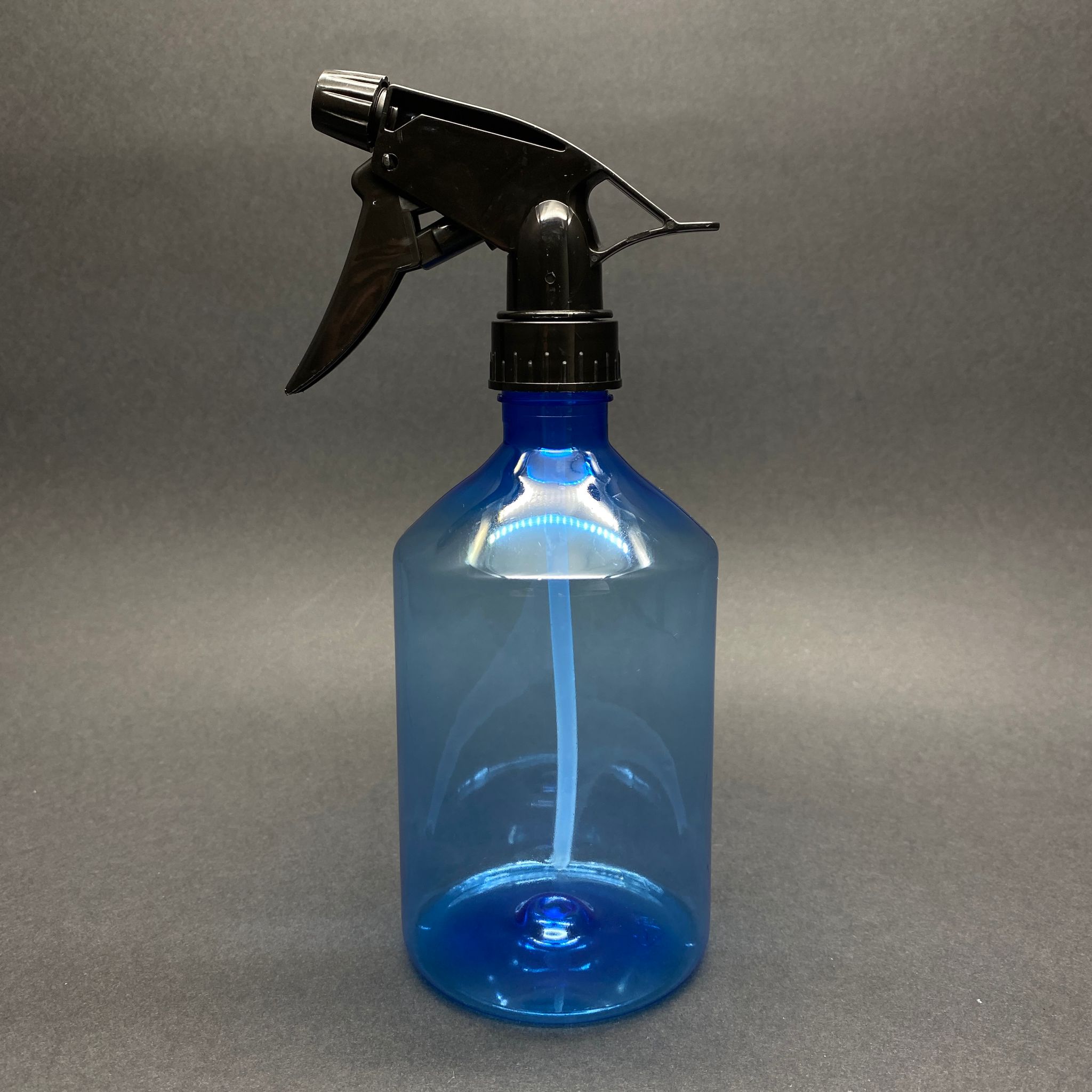 500 Cc Pet Oto Temizlik Şişesi - Mavi - Dozajlı Kimyasala Dayanıklı Triger Spreyli  - 500 Ml Boş Spreyli Plastik Şişe