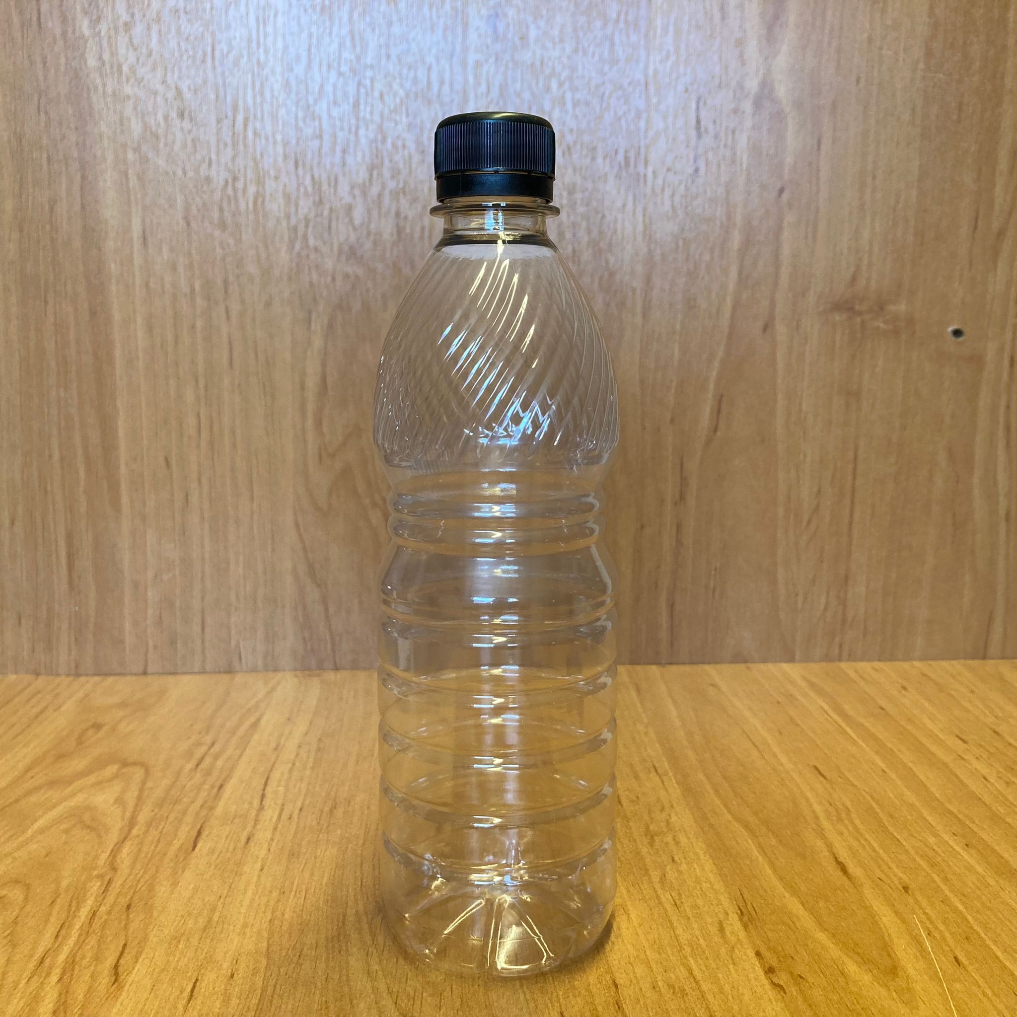 500 Cc Pet Şişe - Siyah Kilitli Kapaklı - 500 Ml Plastik Şişe - Yarım Litre Kilit Kapaklı Pet Şişe