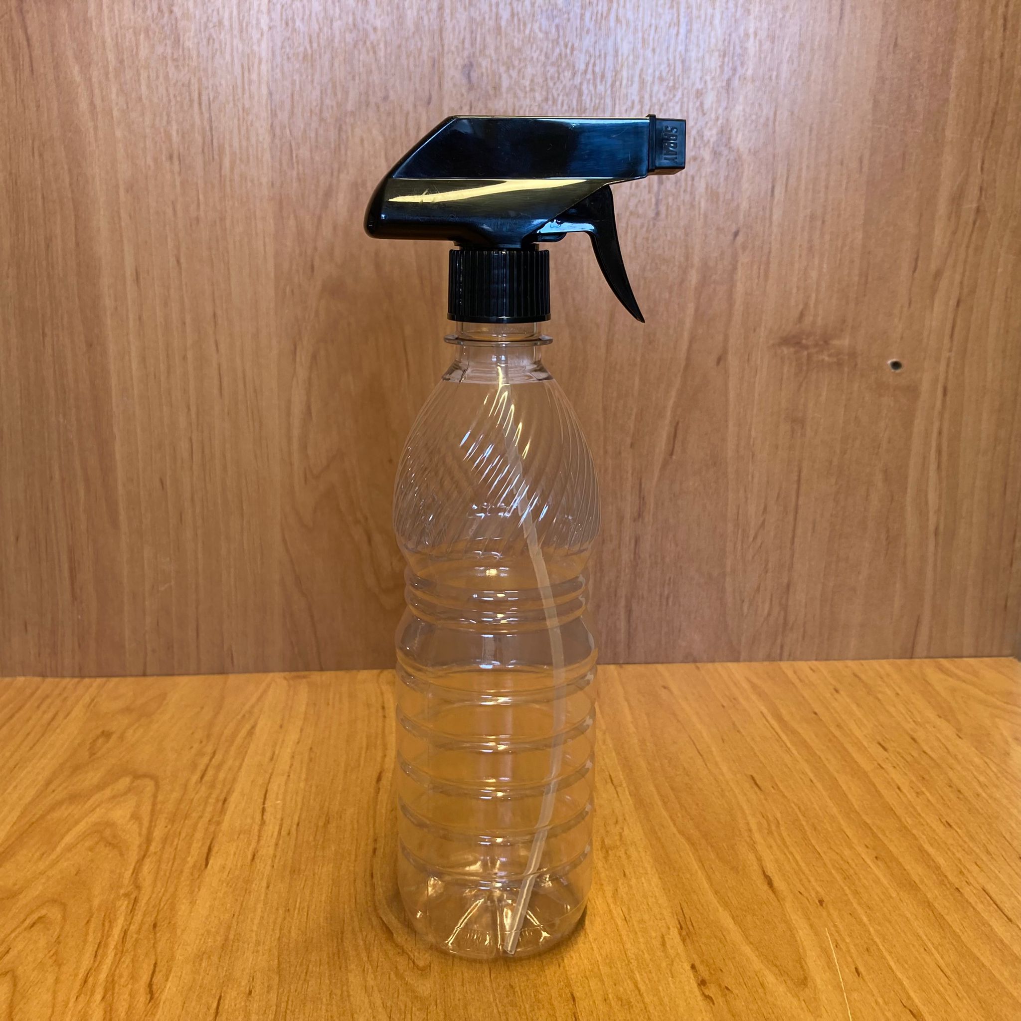 500 Cc Plastik Şişe - Siyah Tetik Spreyli - 500 Ml Boş Pet Şişe