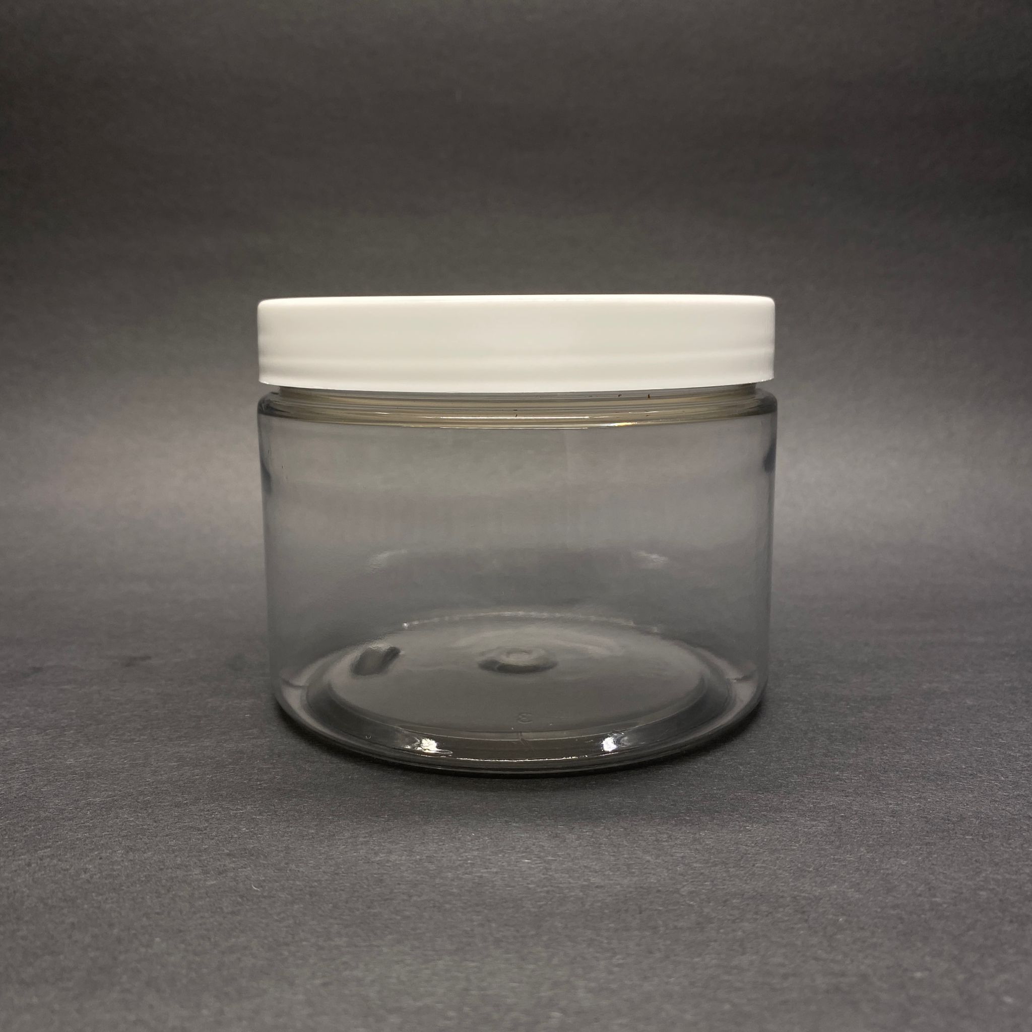 500 Cc Silindir Sert Plastik Kavanoz - Beyaz Kapaklı - 500 Ml Üst Kalite Pet Kavanoz