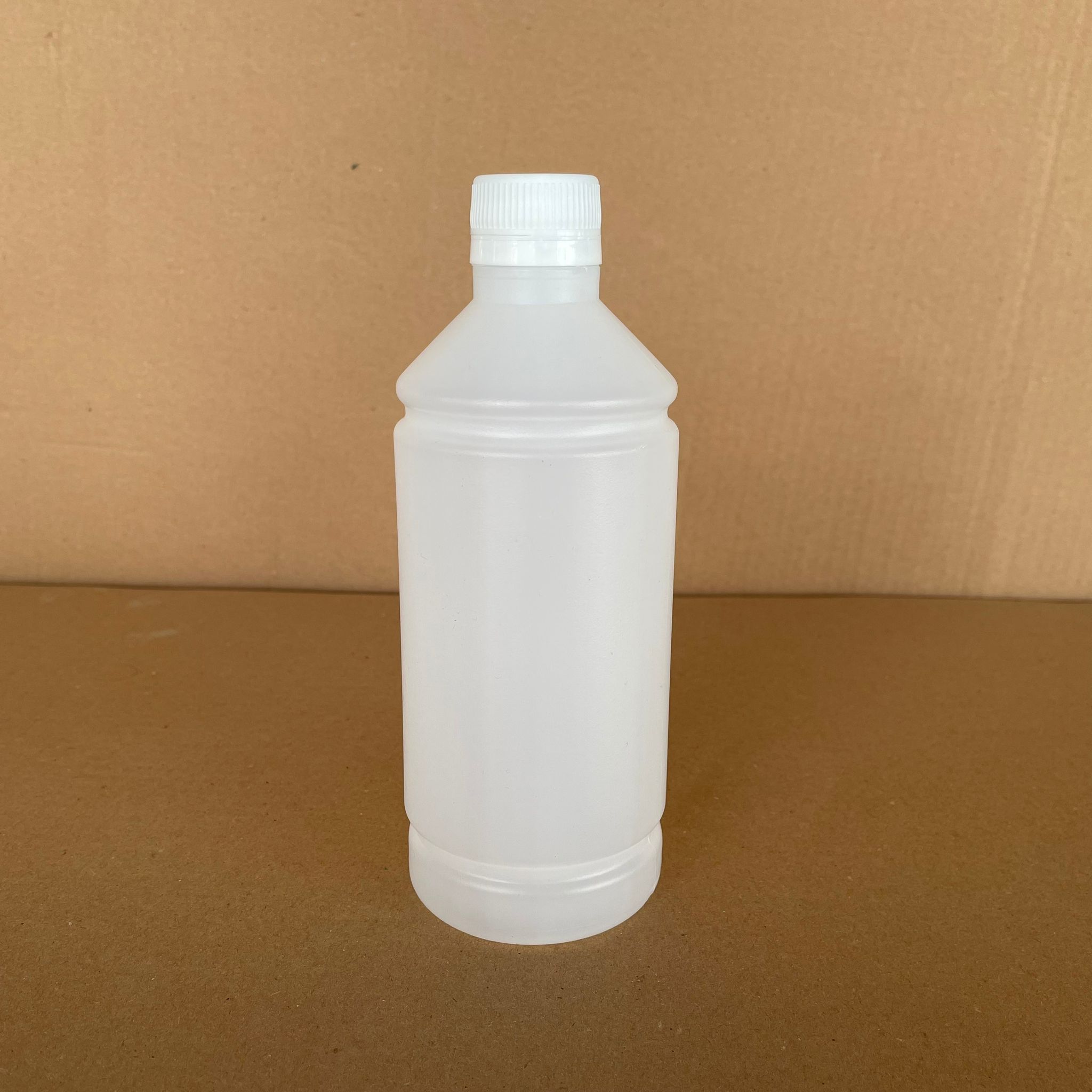 500 Cc Tiner Şişesi - Beyaz Kilitli Kapaklı - 500 Ml Kimyasala Dayanıklı Plastik Şişe - 0,5 Lt Polietilen Şişe