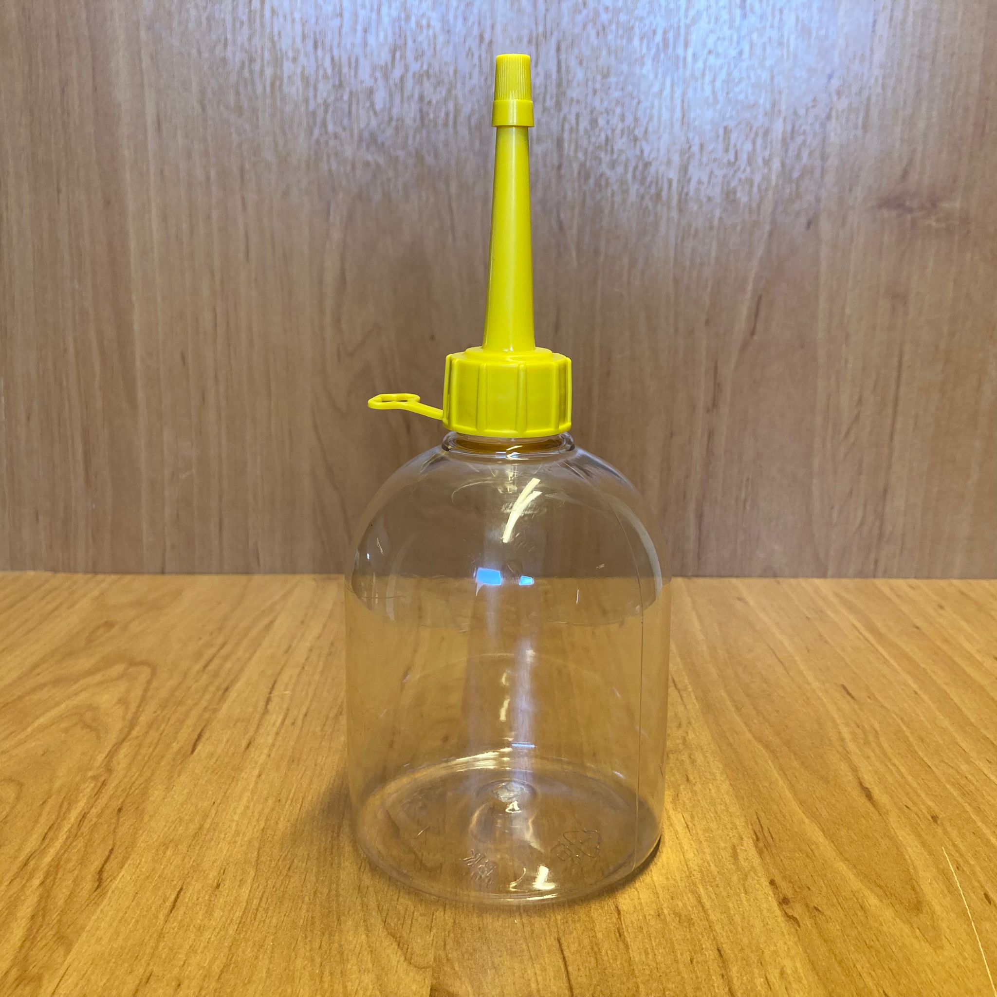 500 Cc Tombul Plastik Şişe - Sarı Akıtıcılı Kapaklı - 500 Ml Tombul Boş Plastik Şişe