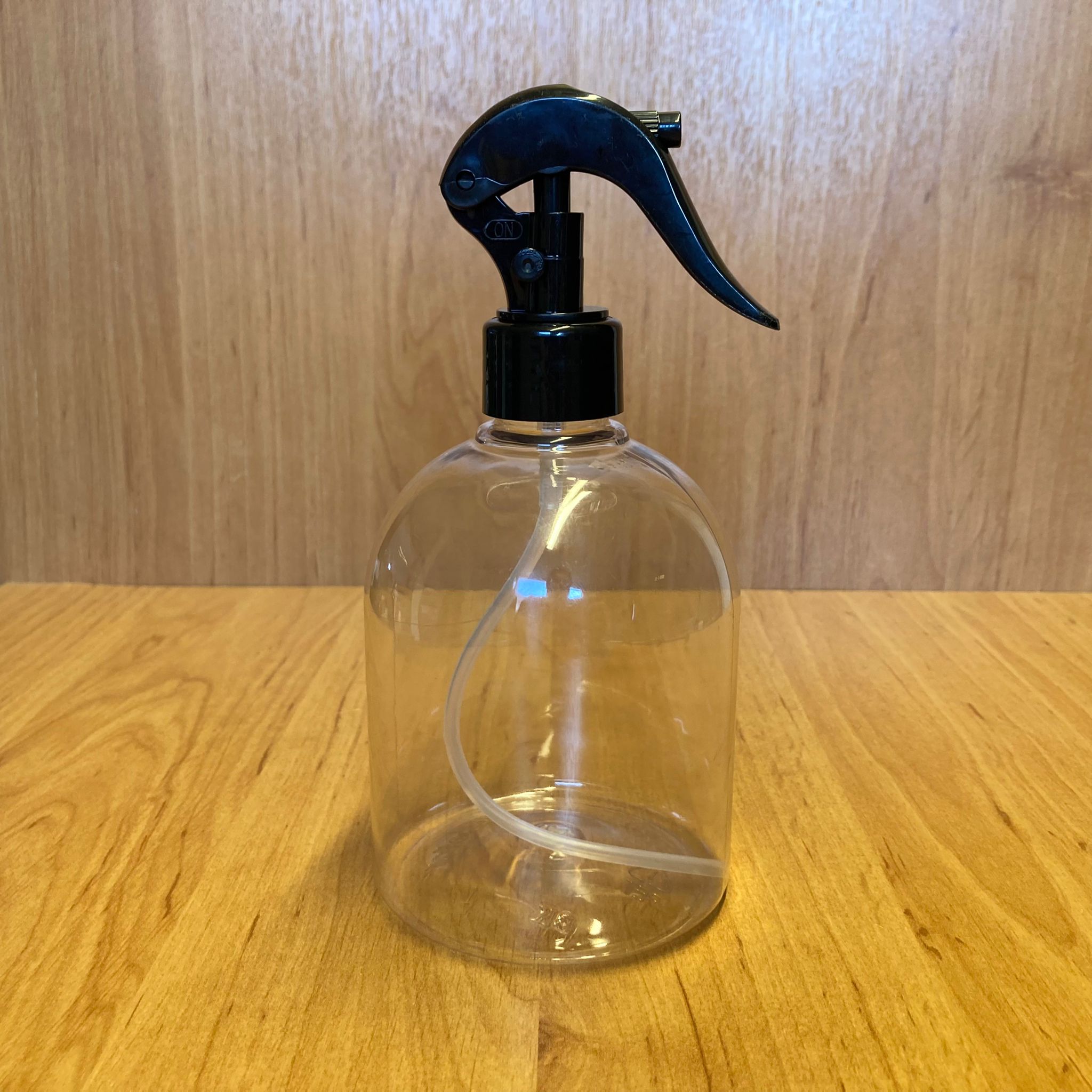 500 Cc Tombul Plastik Şişe - Siyah Triger Spreyli - 500 Ml Tombul Boş Plastik Şişe