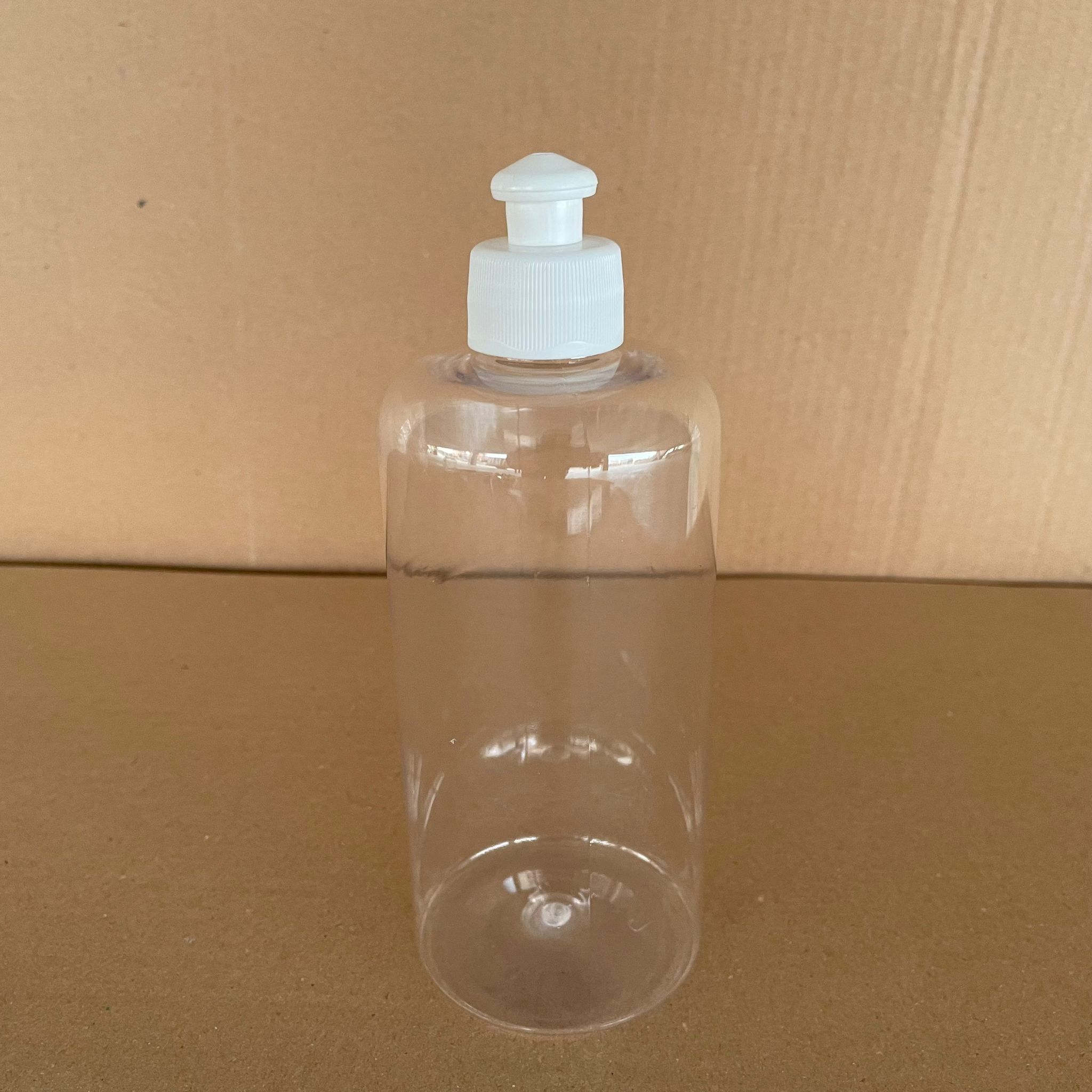 500 Cc Uzun Silindir Pet Şişe Kalın (26 Gr) - Beyaz Push-Pull Kapaklı - 28 Ağız - 500 Ml Pet Şişe