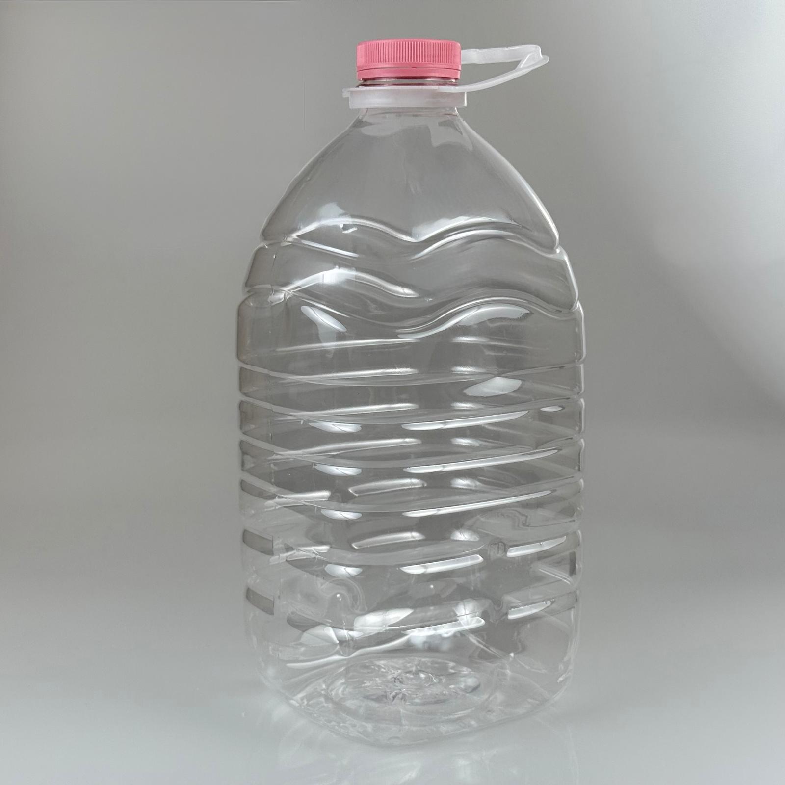 5000 Cc Su Peti Pembe Kapaklı - Beyaz Kulplu 5 Lt Su Peti - Kilit Kapaklı - 5 Litre Ucuz Uygun Fiyata Boş Pet Şişeler