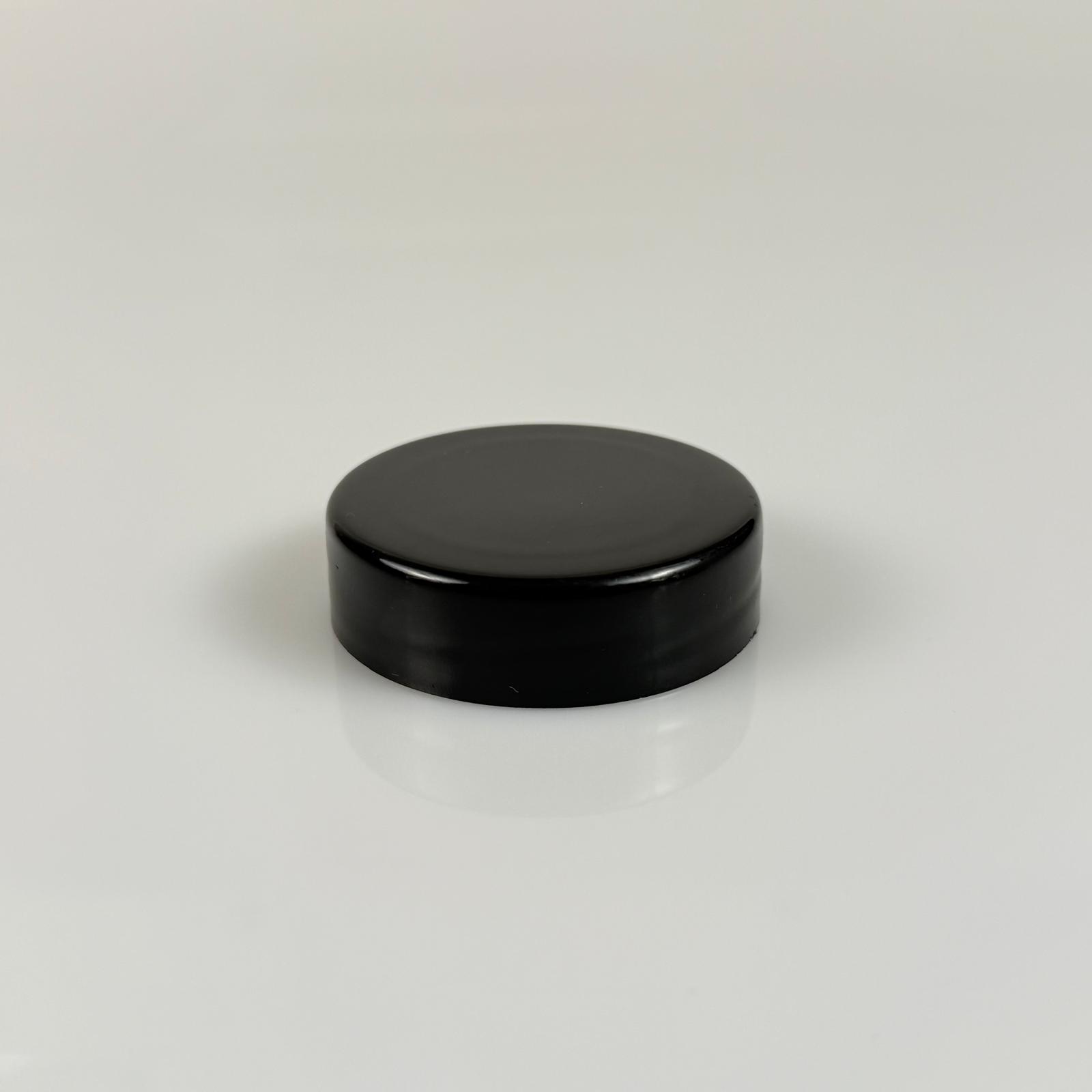 53 Mm Twist-Off Plastik Siyah Kapak - 53 Mm Plastik Kapak
