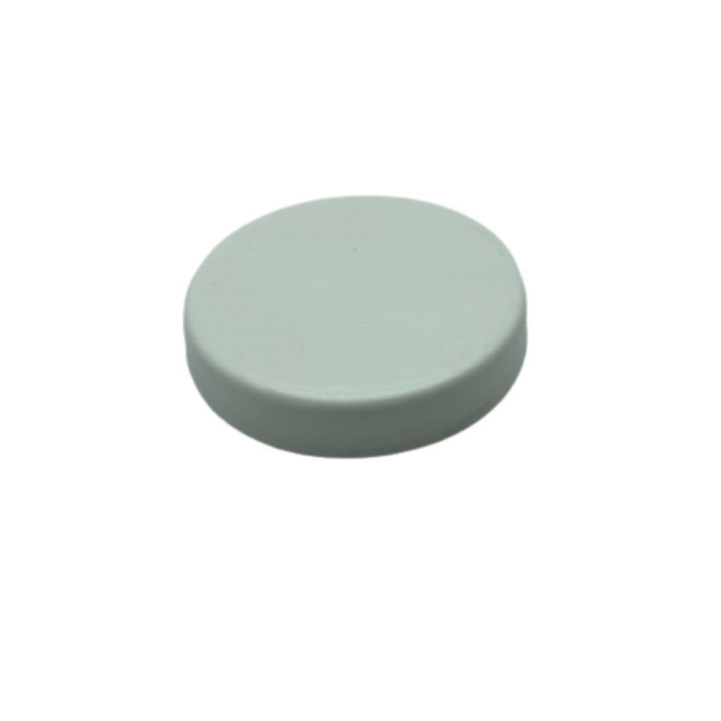 57 Mm Vidalı Plastik Kapak Beyaz (Şişecam 50 Cc Cam Krem Uyumlu)