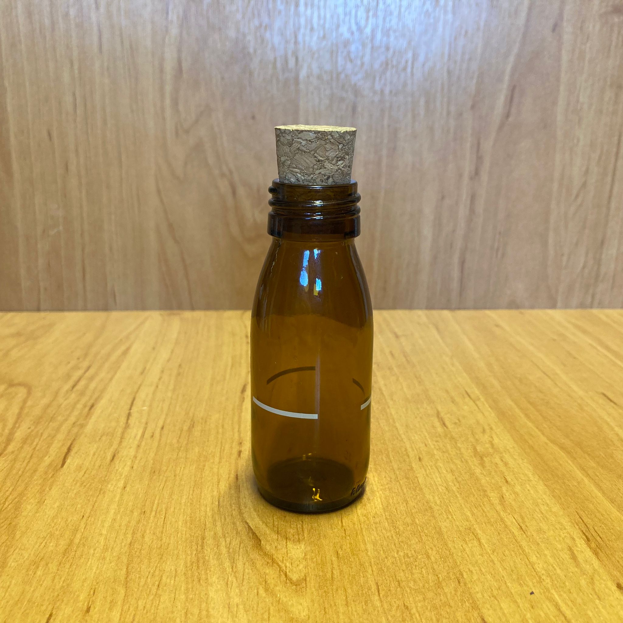 60 Cc Amber Cam Şişe - Mantar Tıpalı - 60 Ml Mantar Tıpalı Kahverengi Şişe