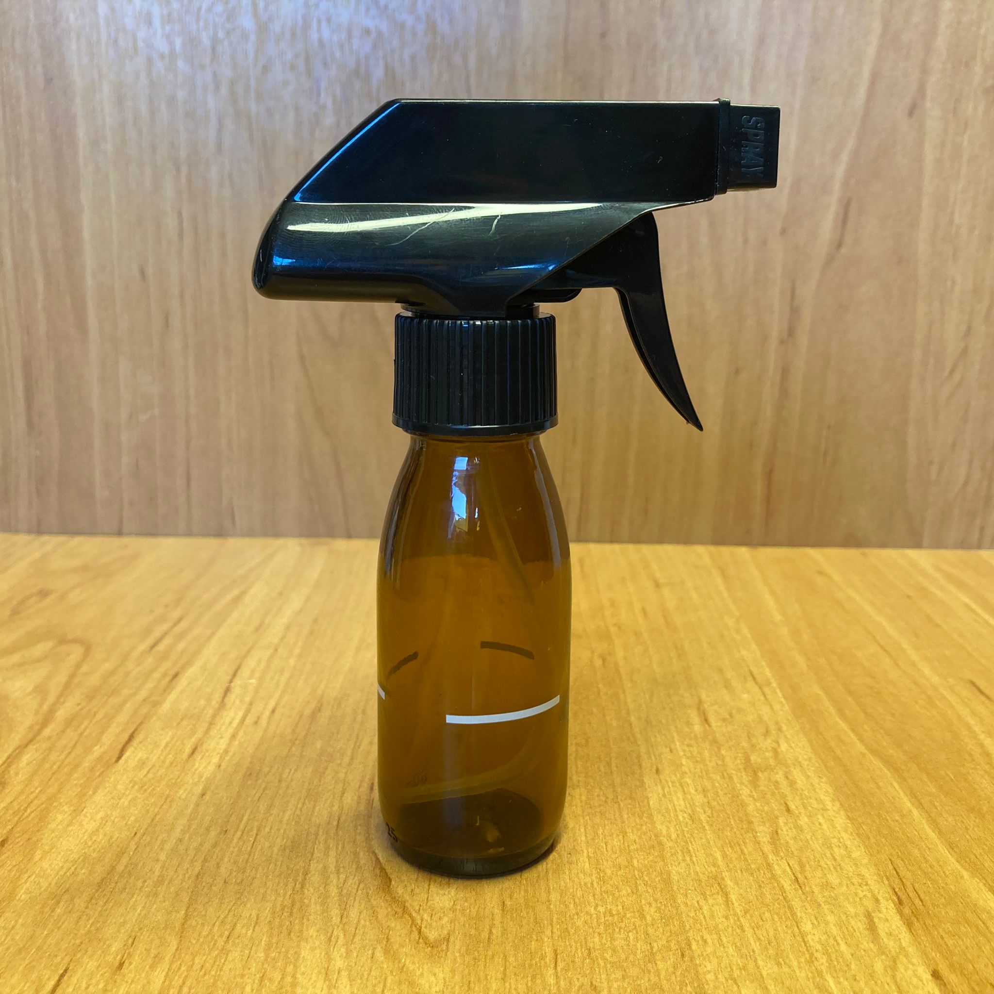 60 Cc Amber Cam Şişe - Siyah Tetik Spreyli - 60 Ml Kahverengi Spreyli Şişe