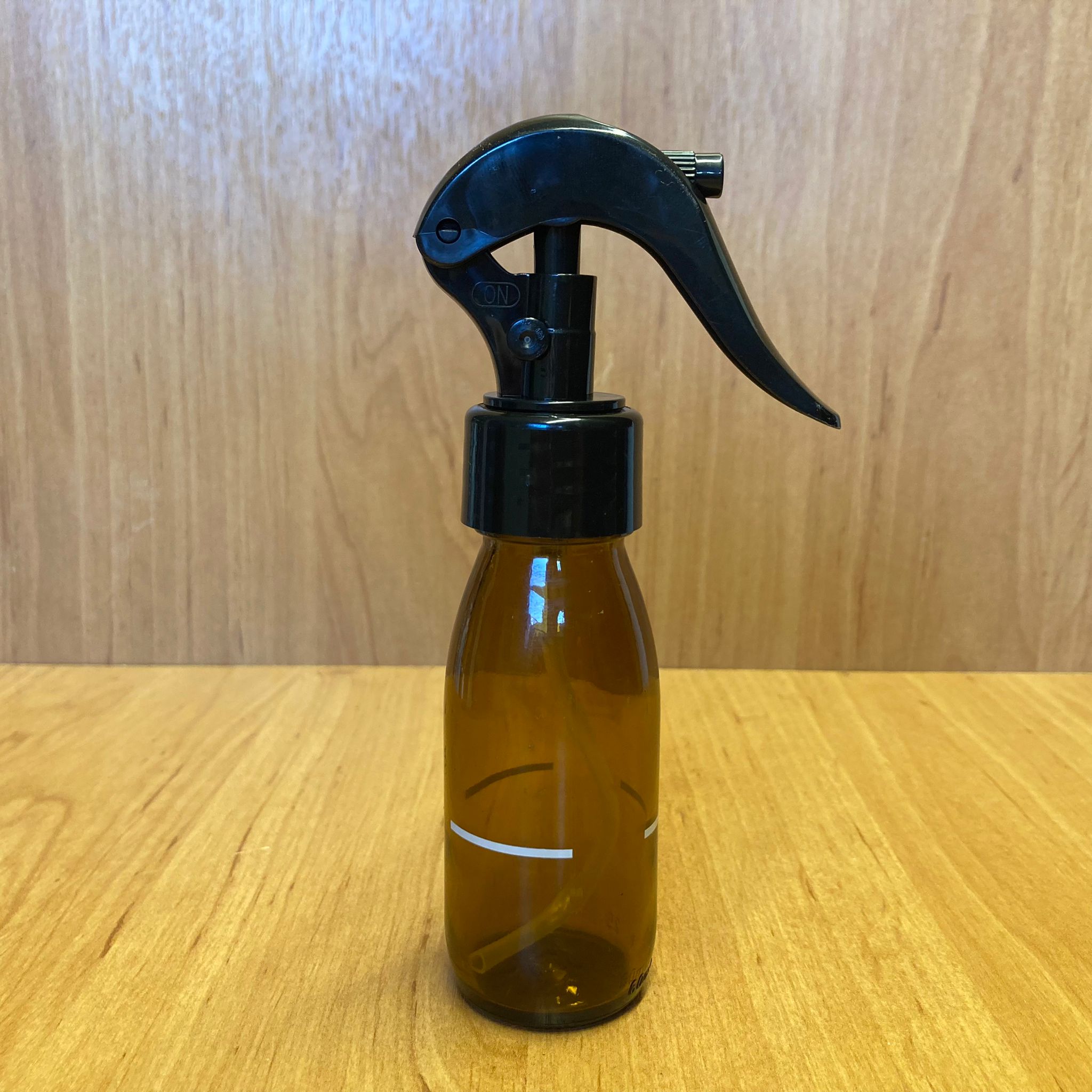 60 Cc Amber Cam Şişe - Siyah Triger Spreyli - 60 Ml Kahverengi Spreyli Şişe