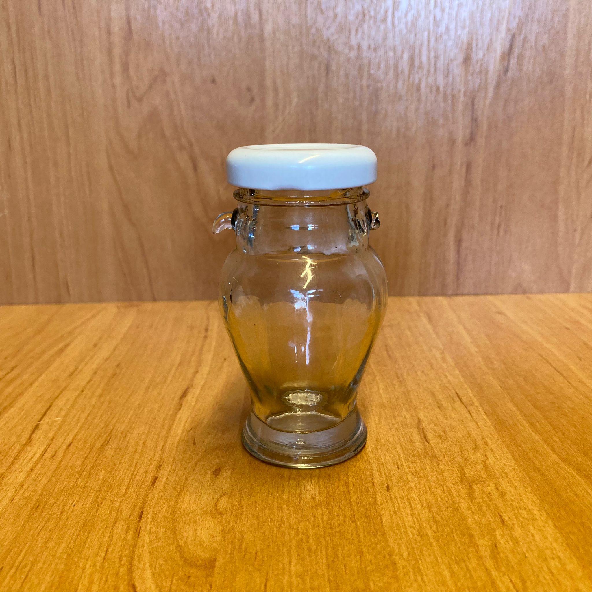 60 Cc Amphora Cam Kavanoz - Beyaz Metal Kapaklı - 60 Ml Cam Kavanoz - Tek Kulplu, Kulpsuz Veya Çift Kulplu Gelebilir