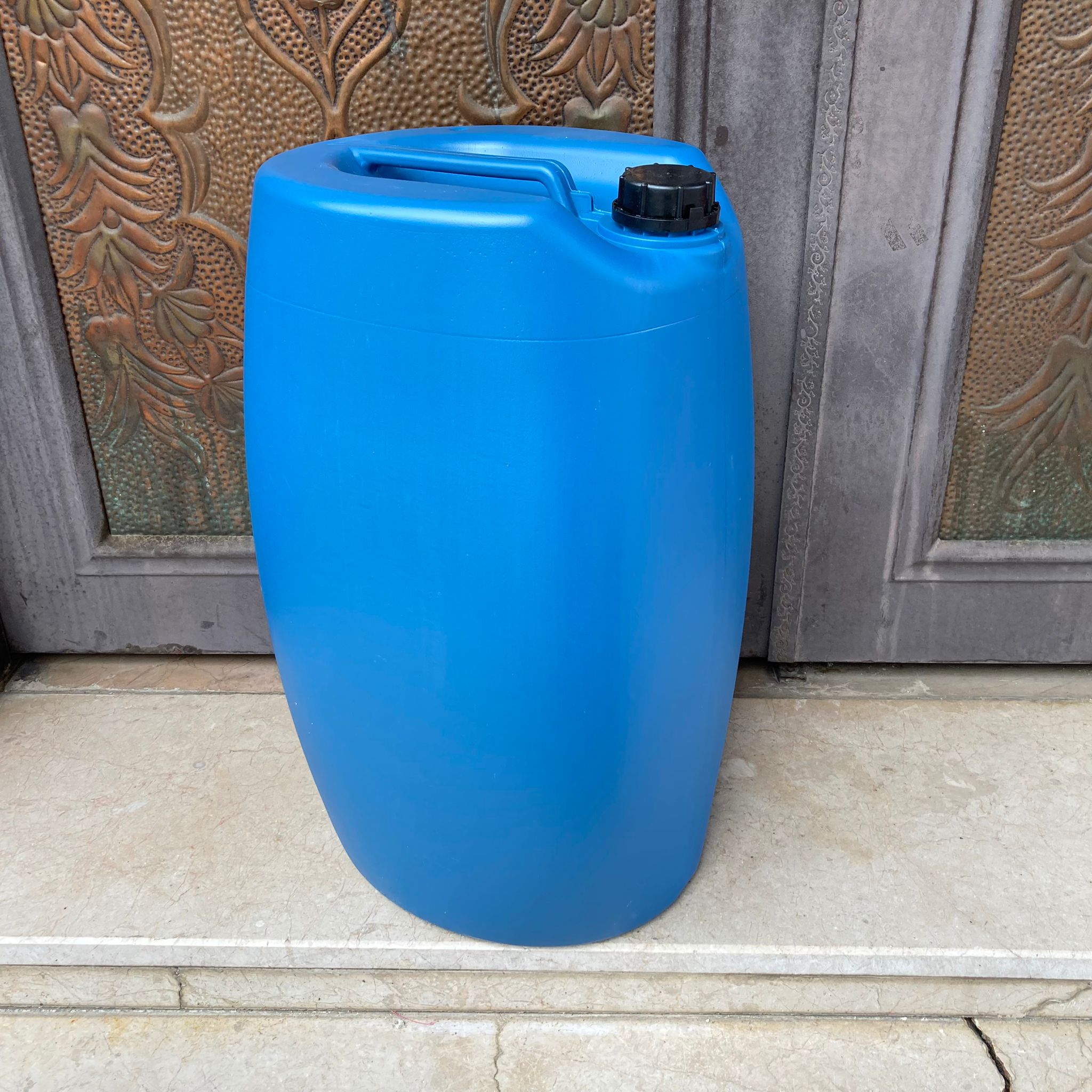 60 Litre Sanayi Bidonu Mavi - Mazot Bidonu - Benzin Bidonu - Plastik Mazot Bidonu 60 Lt