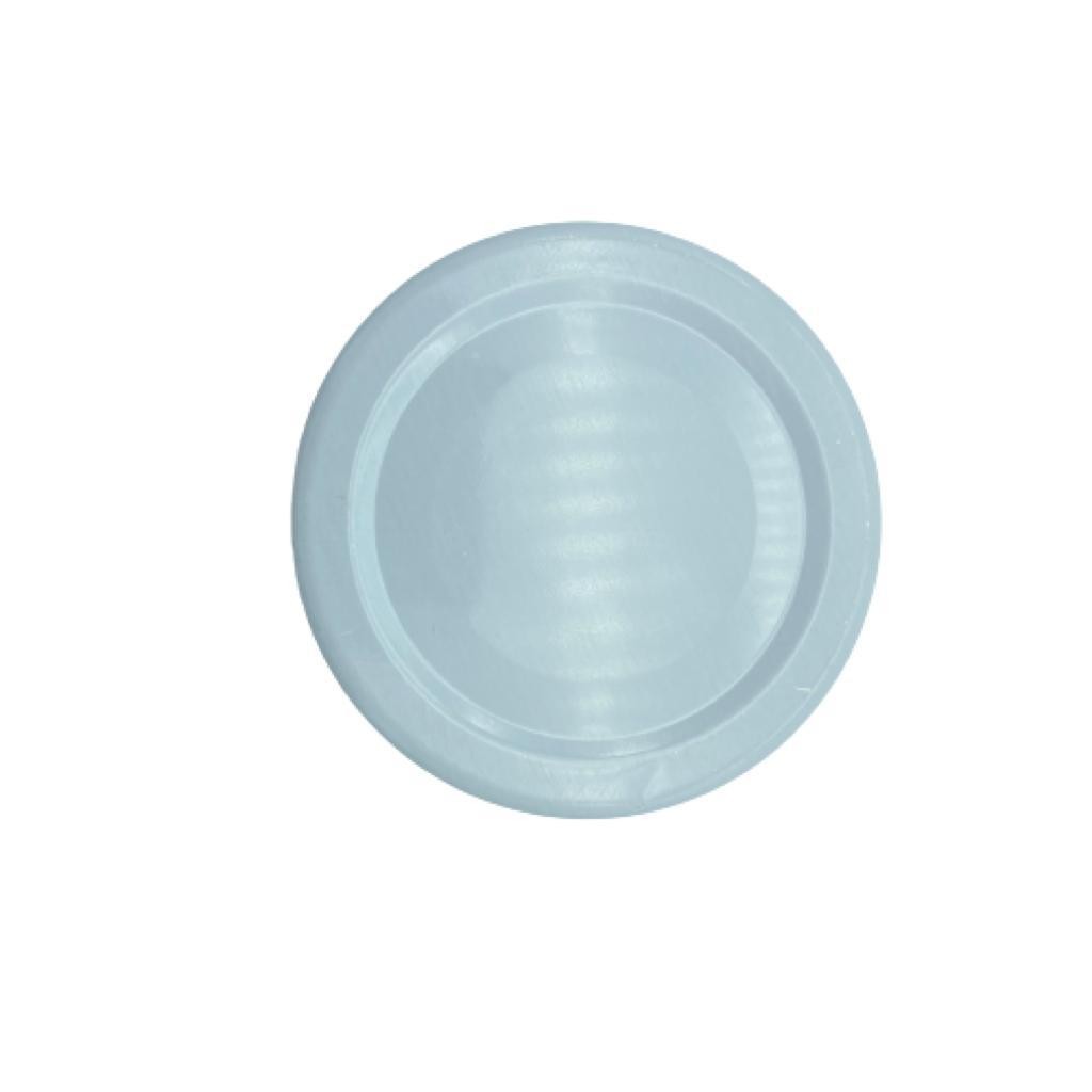 63 Mm Twist-Off Derin Beyaz Metal Kapak