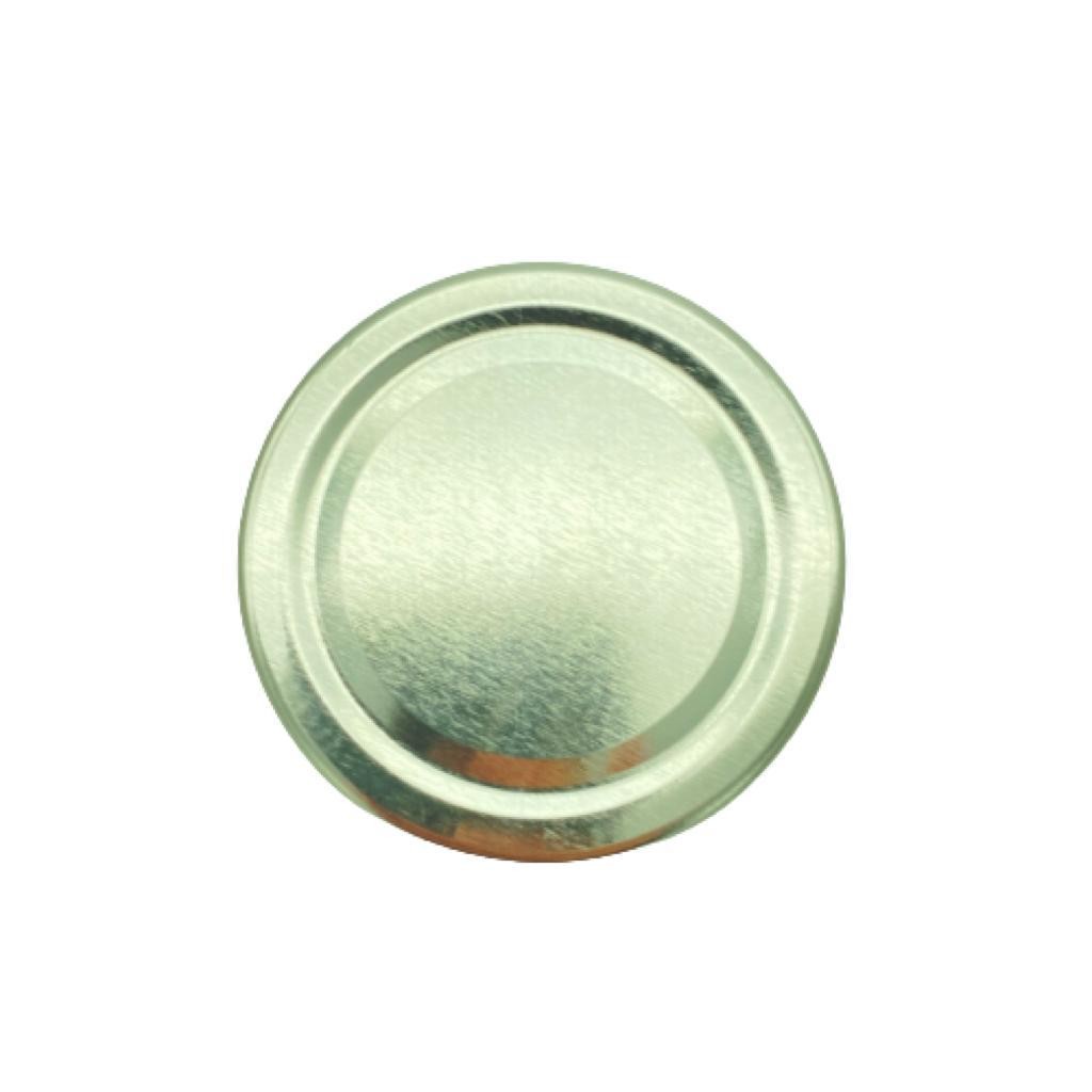 66 Mm Twist-Off Derin Gümüş Metal Kapak