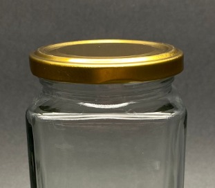 66 Mm Twist - Off Gold Metal Kapak Silgan White Cap