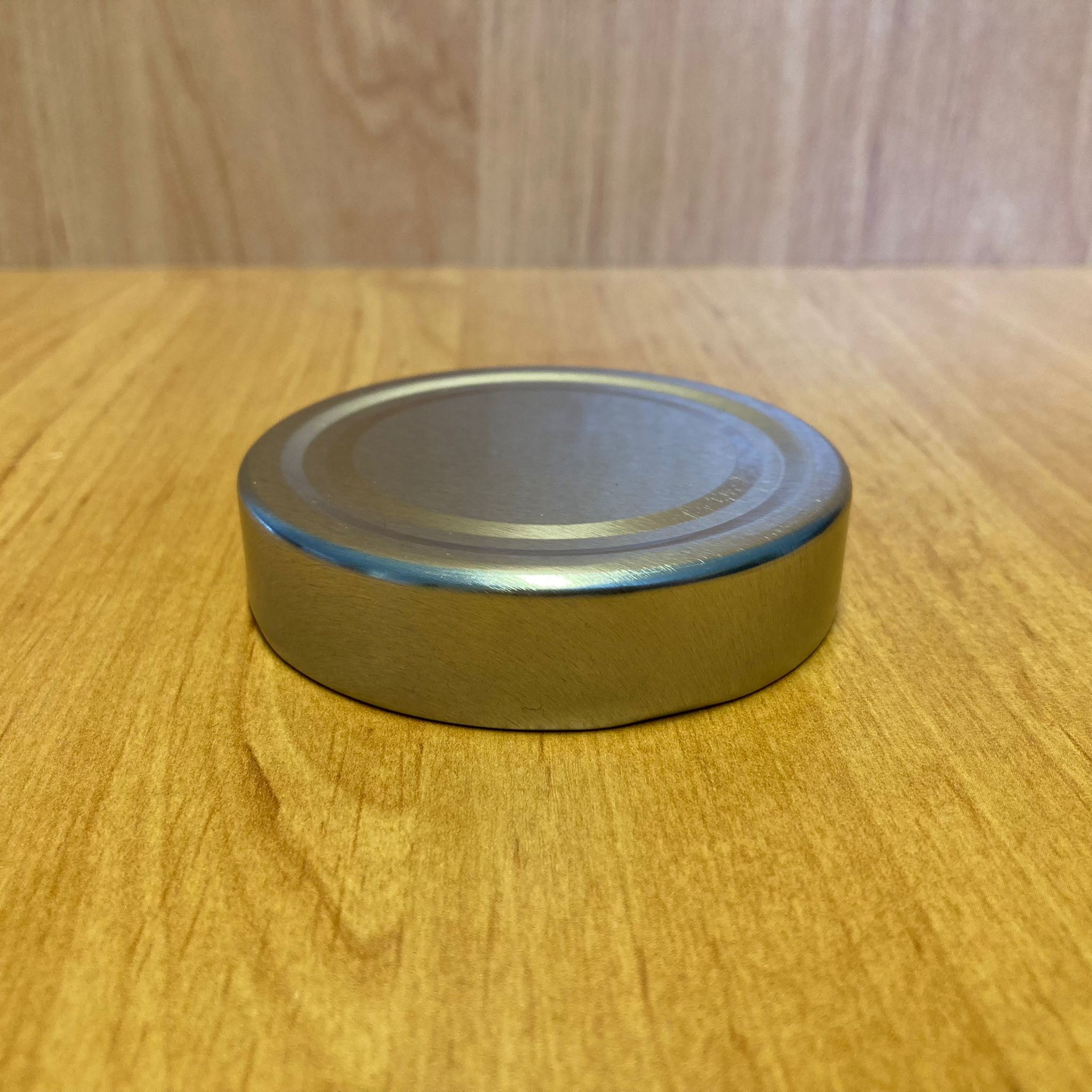 70 Mm Twist-Off Derin Gümüş Metal Kapak