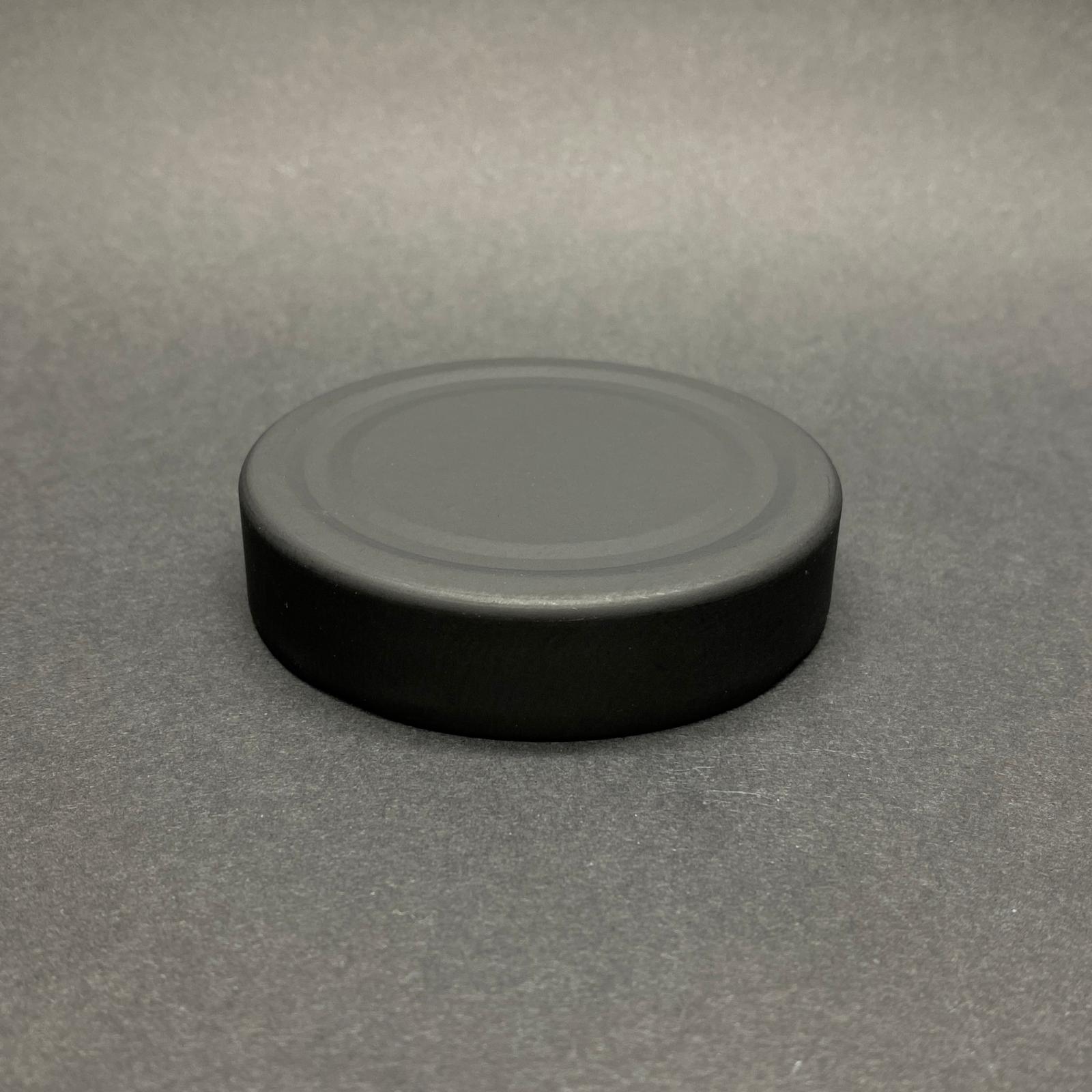 70 Mm Twist-Off Derin Mat Siyah Metal Kapak (Mat Siyah Özel Üretim)