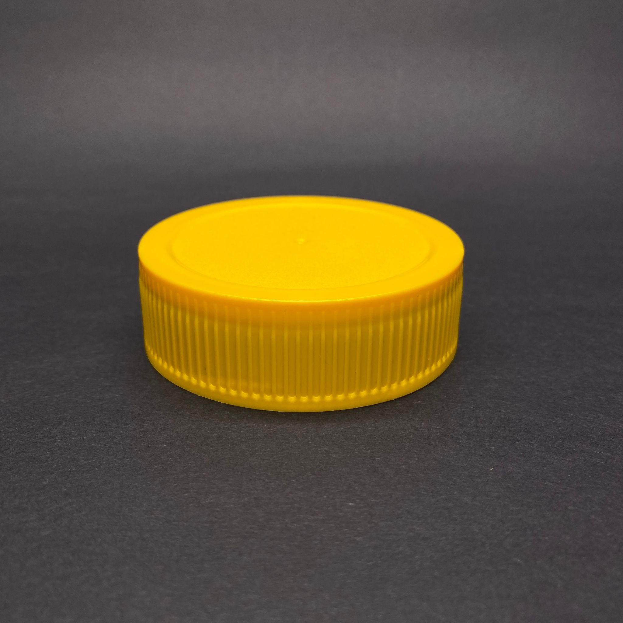 70 Mm Twist-Off Derin Sarı Plastik Kapak - Alüminyum Contalı - İndiksiyon Folyolu Kapak