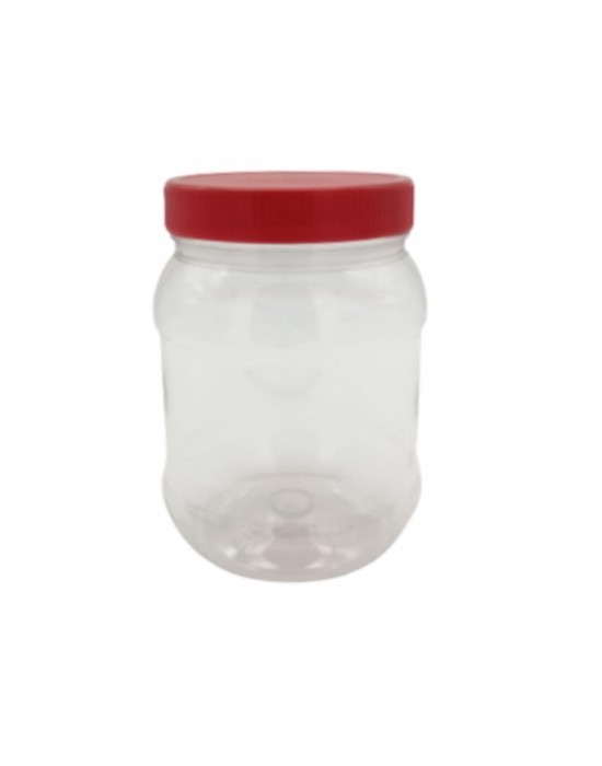 720 Cc Domby Standart Pet Kavanoz - Kapaklı - Plastik Kavanoz - Sızdırmaz - 720 Ml Plastik Kavanoz