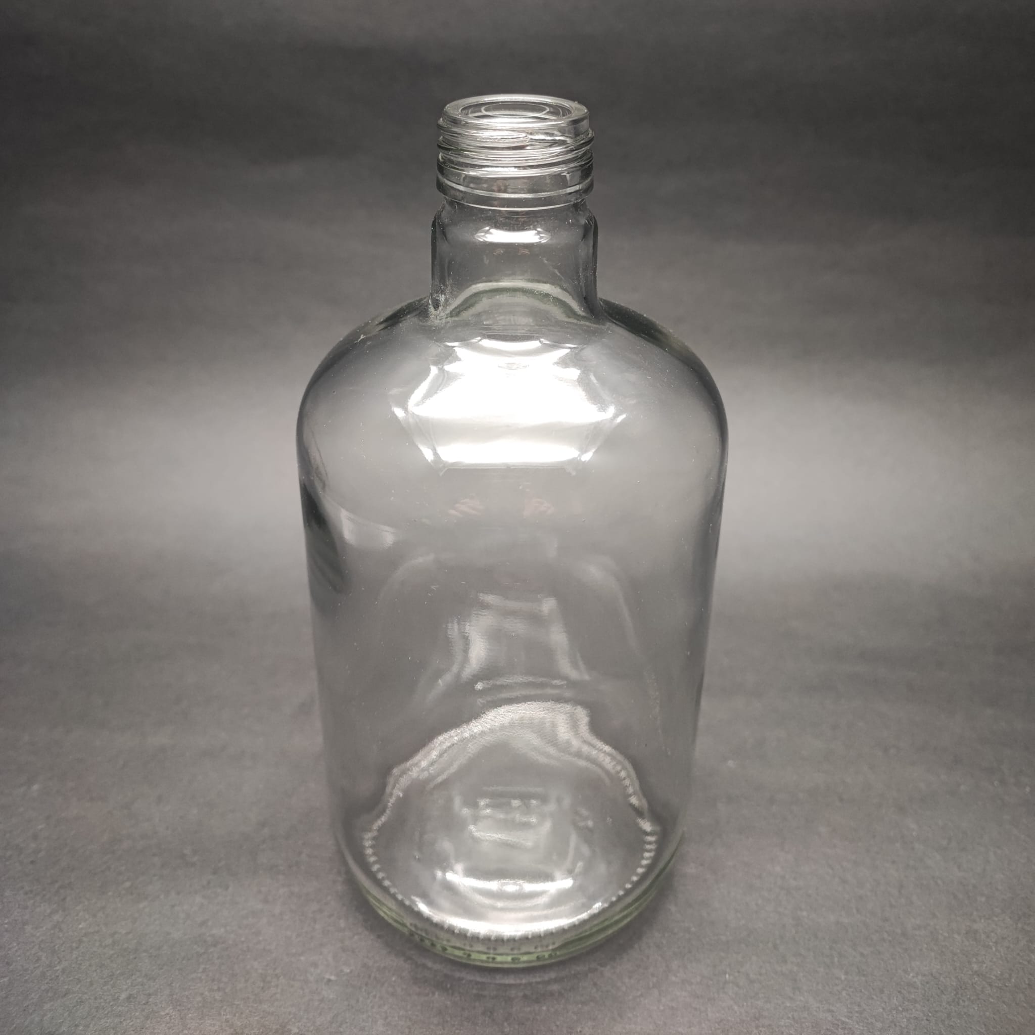 750 Cc Gordo Cam Şişe - 31 Ağız Kapaksız - 750 Ml Gordo Tombul Cam Şişe