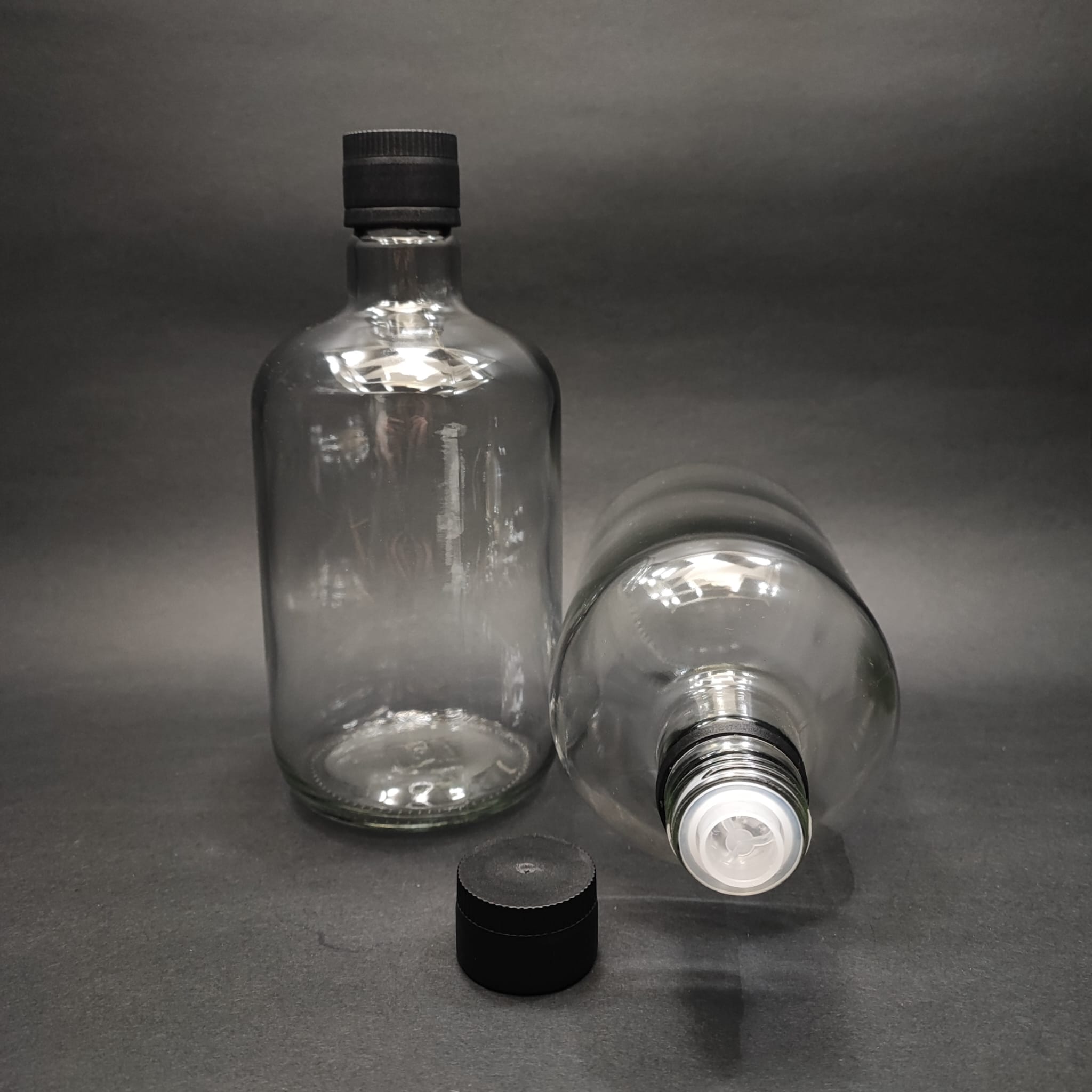 750 Cc Gordo Cam Şişe - Akıtıcılı Bilyeli Kilitli Siyah Drop Stop Kapaklı - 750 Ml Gordo Tombul Cam Şişe , Zeytinyağ Şişesi , Sirke Şişesi , Nar Ekşisi Şişesi , Yağ Şişesi