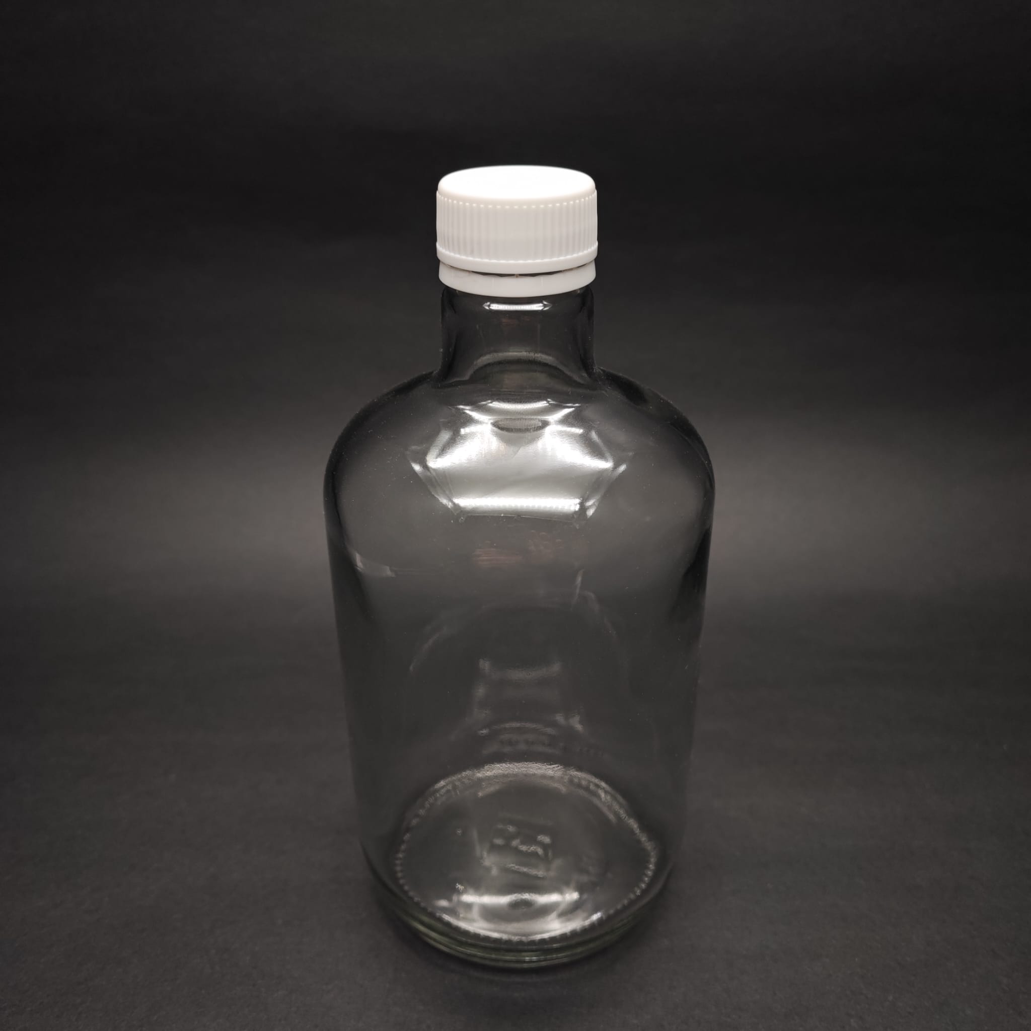 750 Cc Gordo Cam Şişe - Contalı Kilitli Beyaz Bericap Kapaklı - 750 Ml Gordo Tombul Cam Şişe
