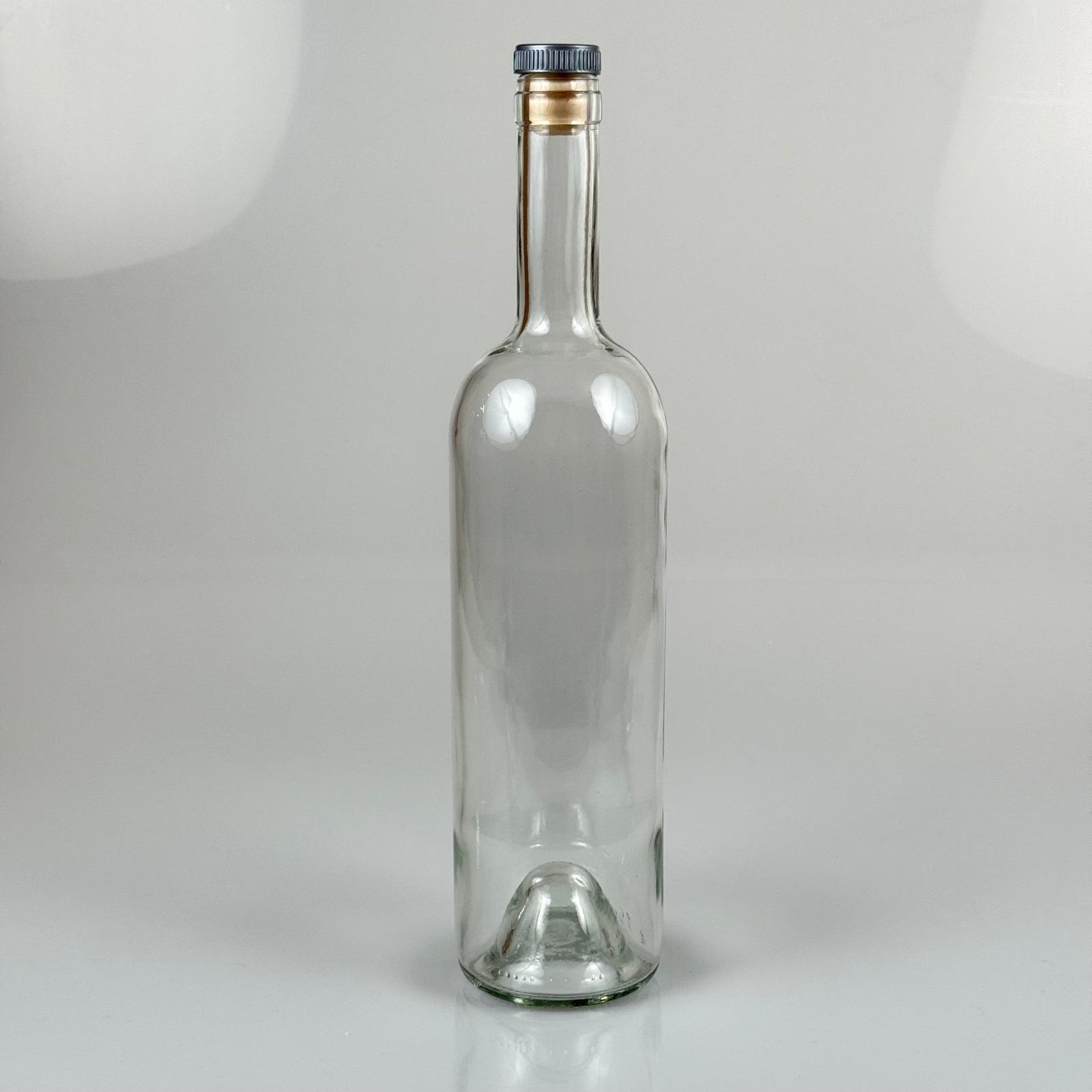 750 Cc Paşabahçe Yağdanlık Şişesi - Gri Sentetik Mantar Tıpalı - 750 Ml Yağ Şişesi Şeffaf - Cam Zeytinyağ Şişesi