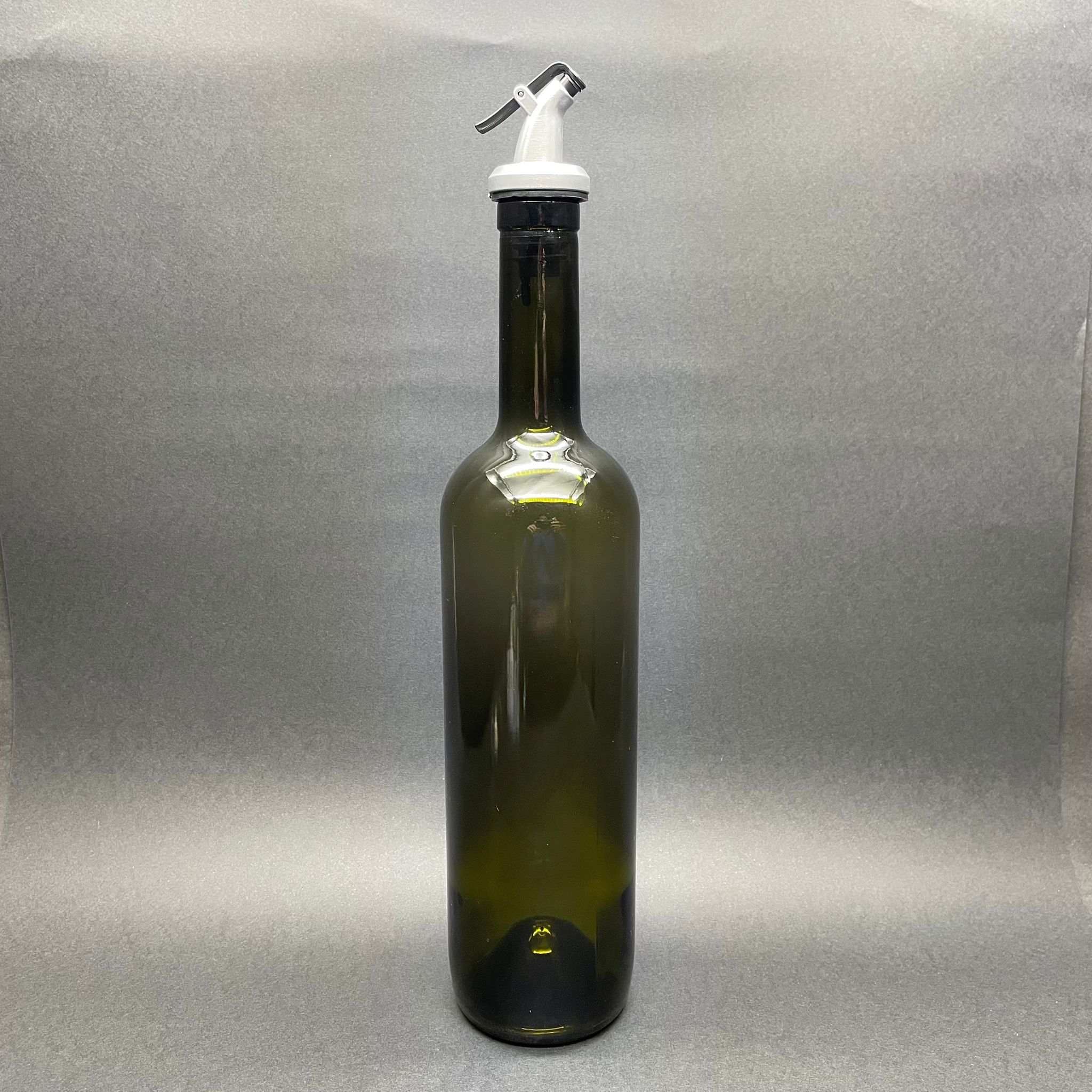 750 Cc Paşabahçe Yağdanlık Şişesi - Gri Yağdanlık Tıpalı - 750 Ml Yağ Şişesi Yeşil - Cam Zeytinyağ Şişesi - Yağlık Cam Şişe - Damlatmaz Yağlık/ Sirkelik