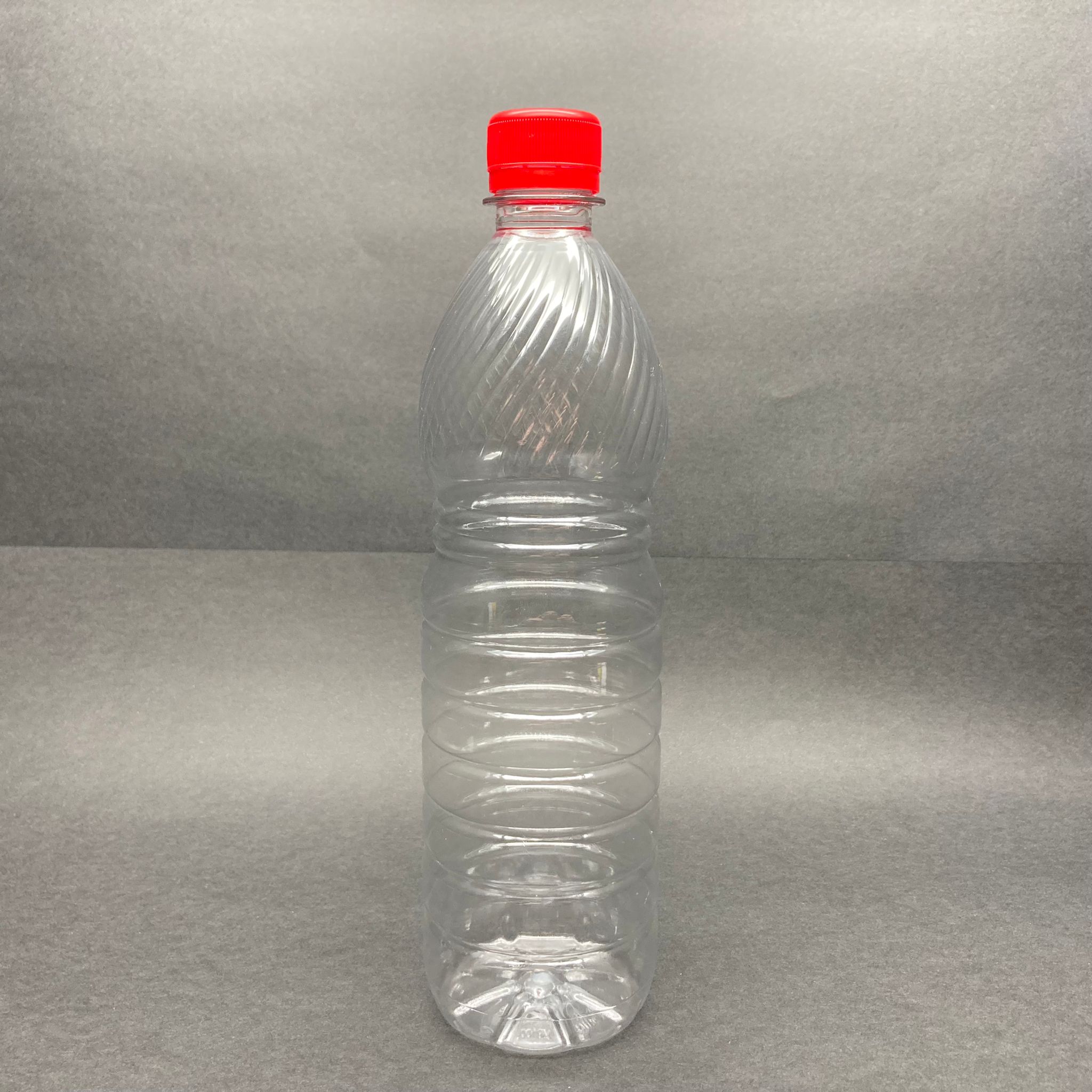 750 Cc Pet Şişe - Kırmızı Kilitli Kapaklı - 750 Ml Plastik Şişe